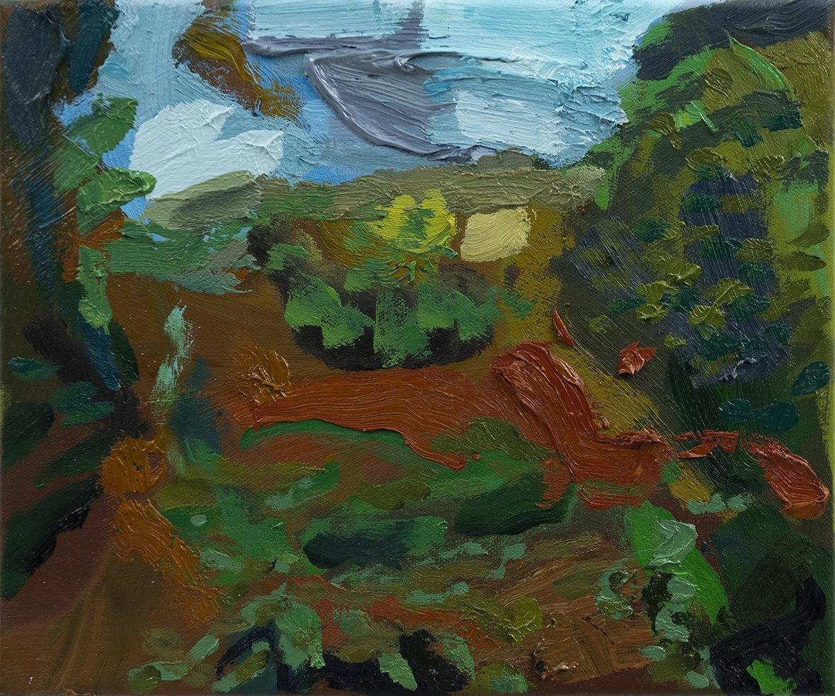 006 - GHands - Walk to Firle I 2026 (25.5x30.5cm) oil on canvas copy.jpg