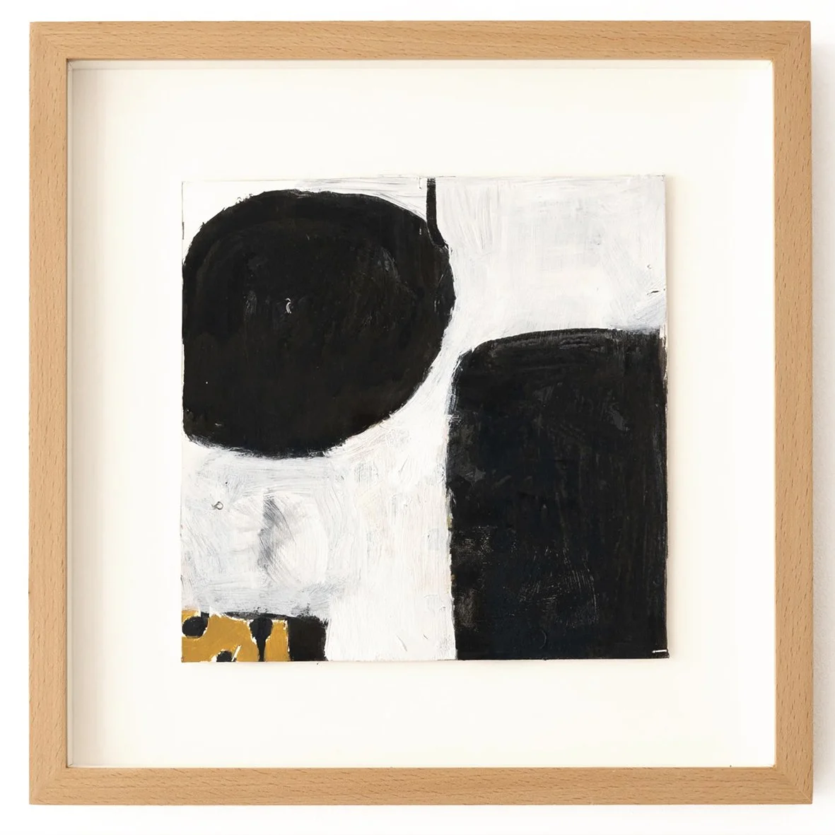 Small Studio Studies 4, 2020, acrylic on paper, 20 x 20cm (frame 4x36cm)