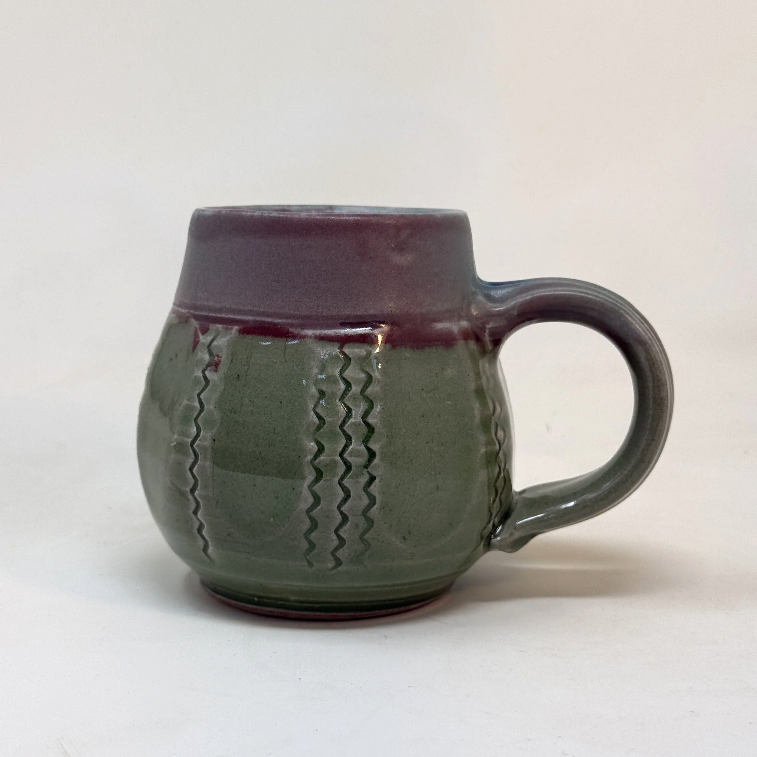 Mug 4" Purple/Green