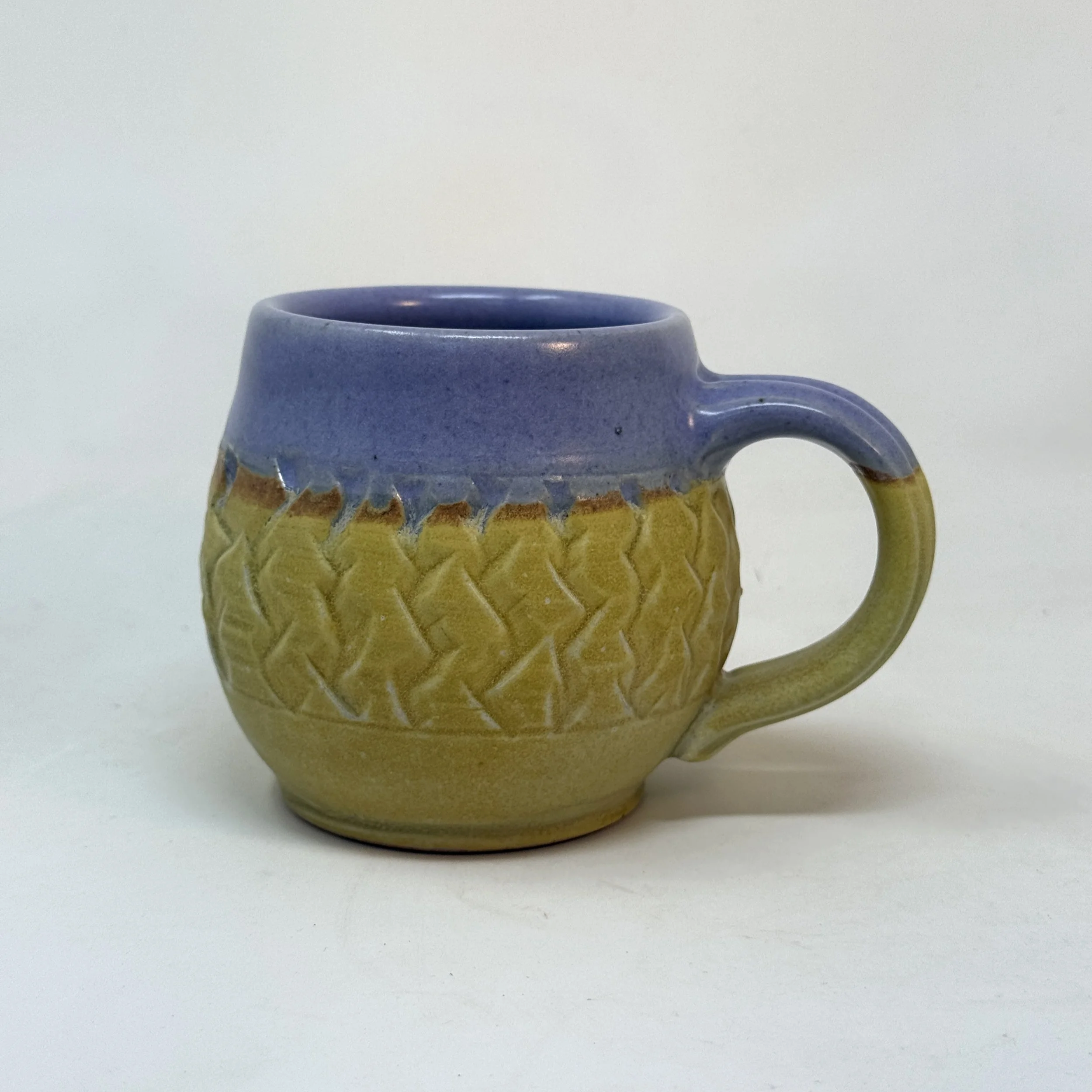 Mug 3.5" Blue/Yellow