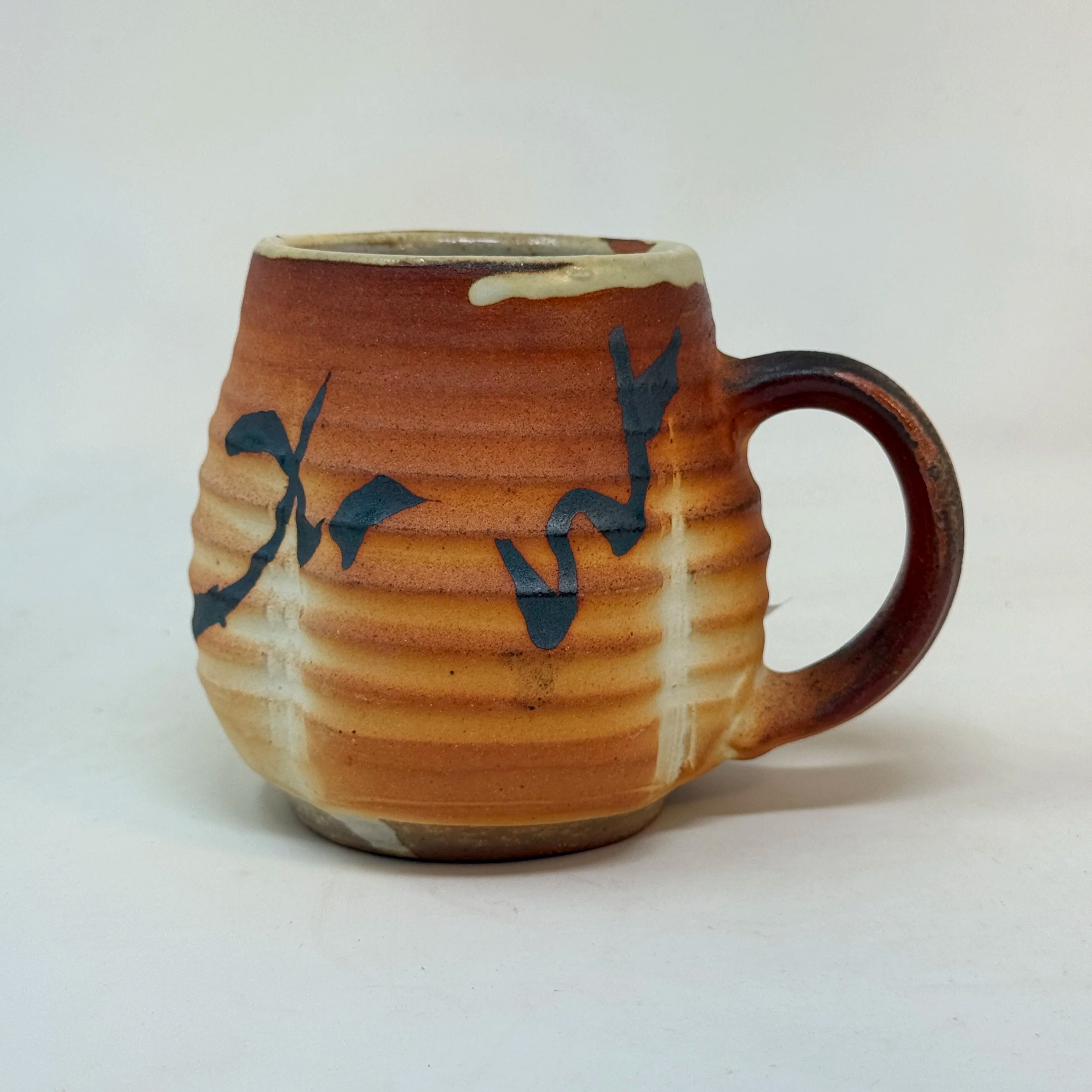 Mug 4.25" Orange/Red