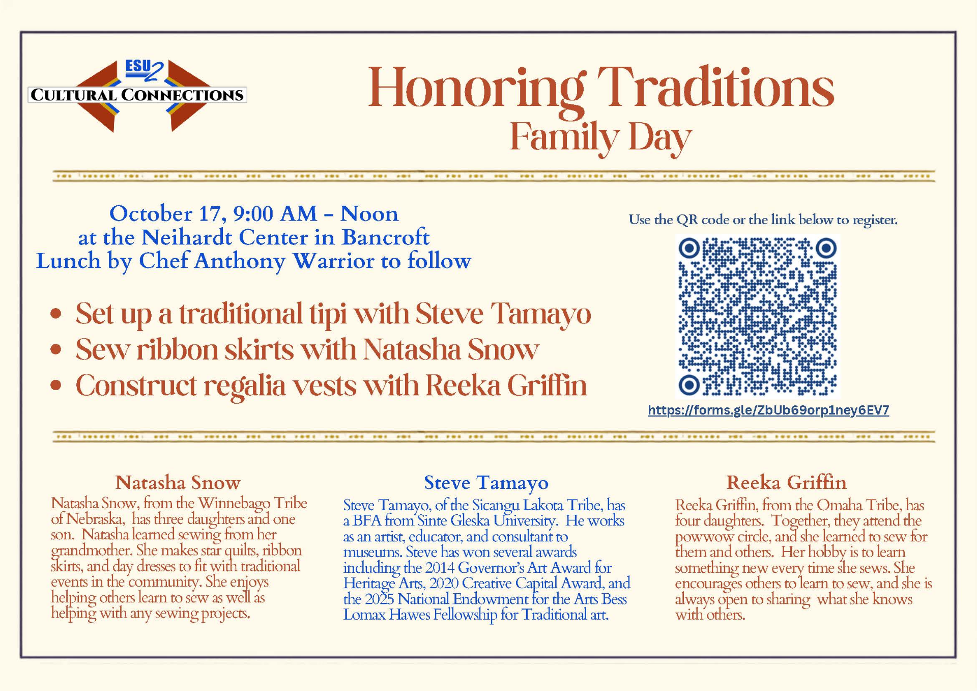 Honoring Traditions Family Day