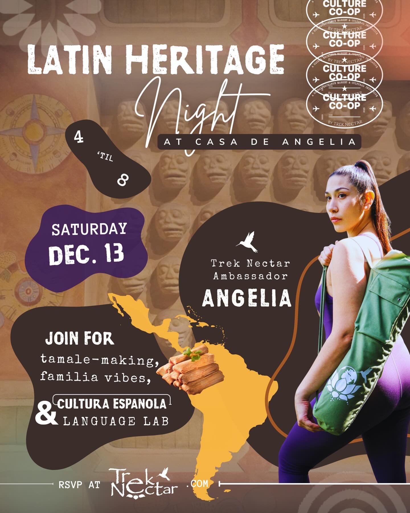 ✨ Holiday Tamalada + Spanish Language Lab at Casa de Angelia ✨

🫔 The holidays are festive across cultures&mdash;but this year, we&rsquo;re celebrating Latin American roots with an intimate tamale-making workshop and beginner-friendly Spanish Langua