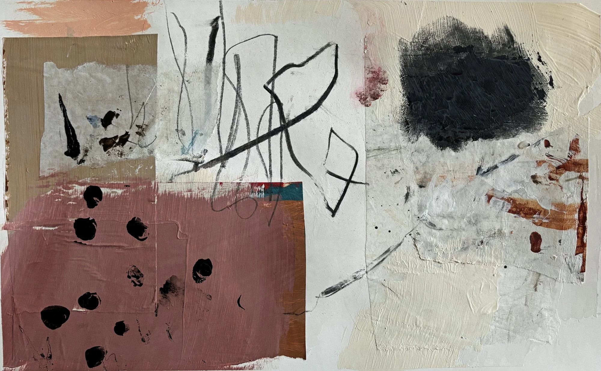 Soft Structure Study 4, 9 x 15 in.