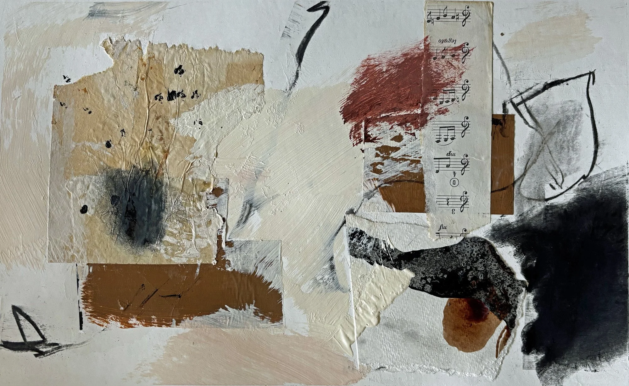 Soft Structure Study 3, 9 x 15 in.