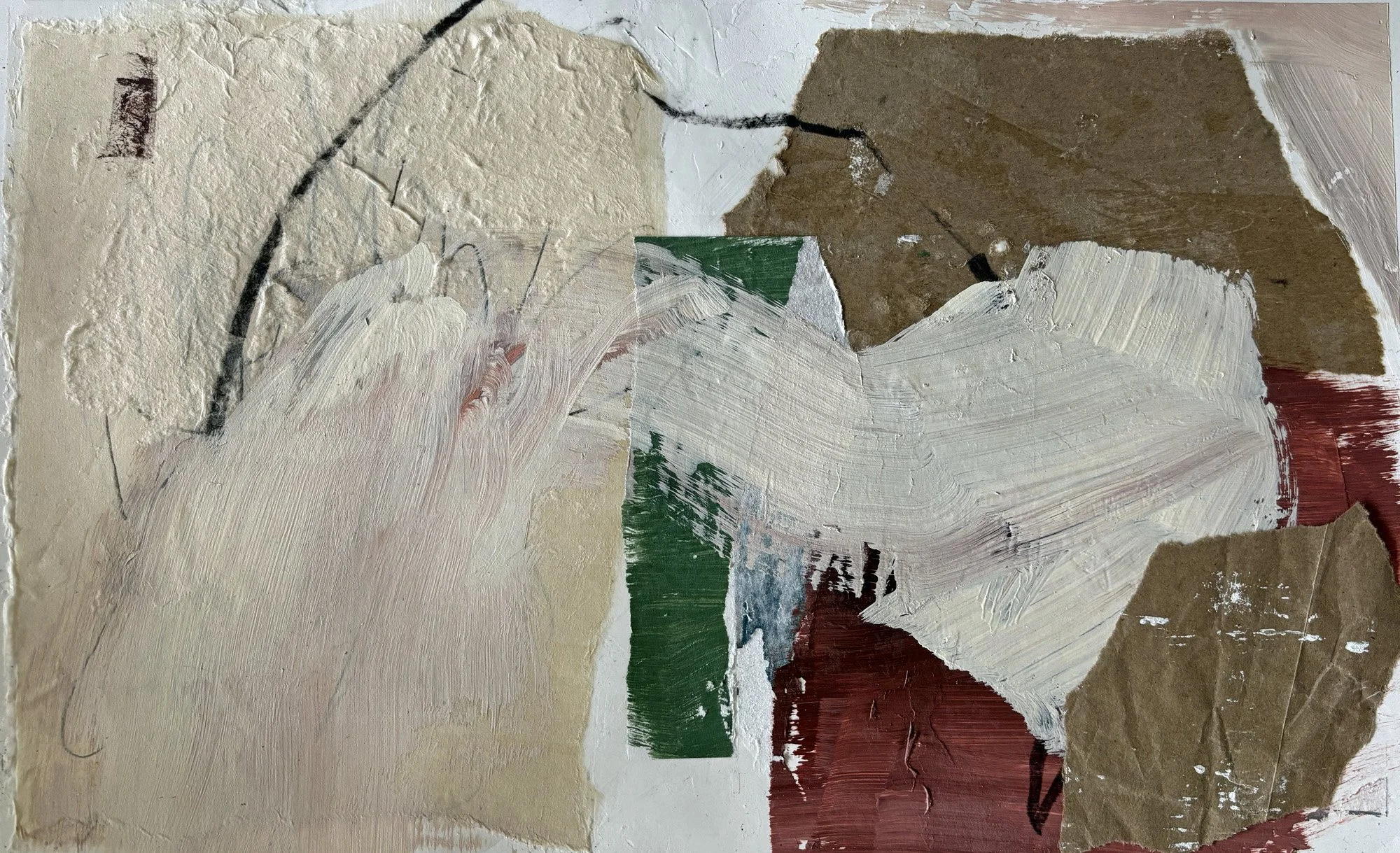 Soft Structure Study I, 9 x 15 in.