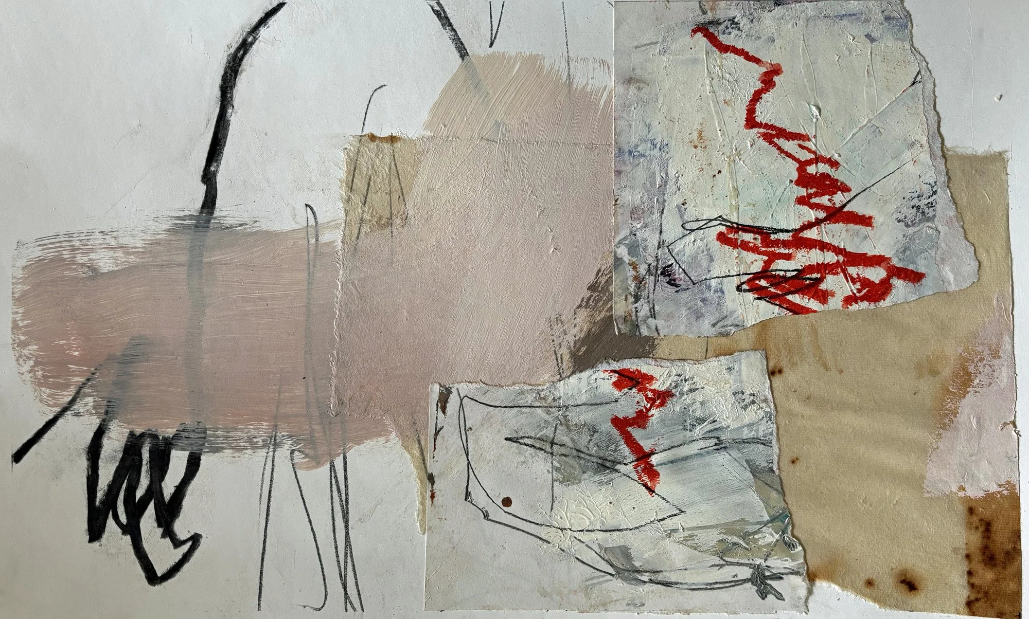 Soft Structure Study 2, 9 x 15 in.