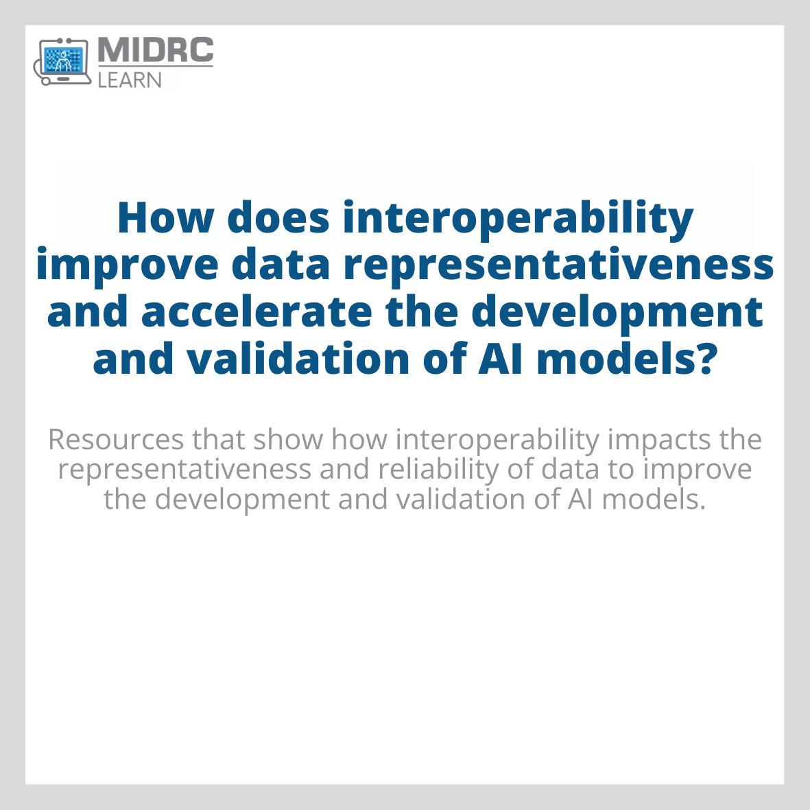 Representativeness and Reliability