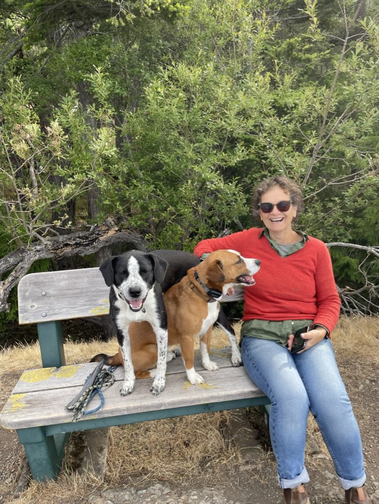 Michela with the dogs.jpg