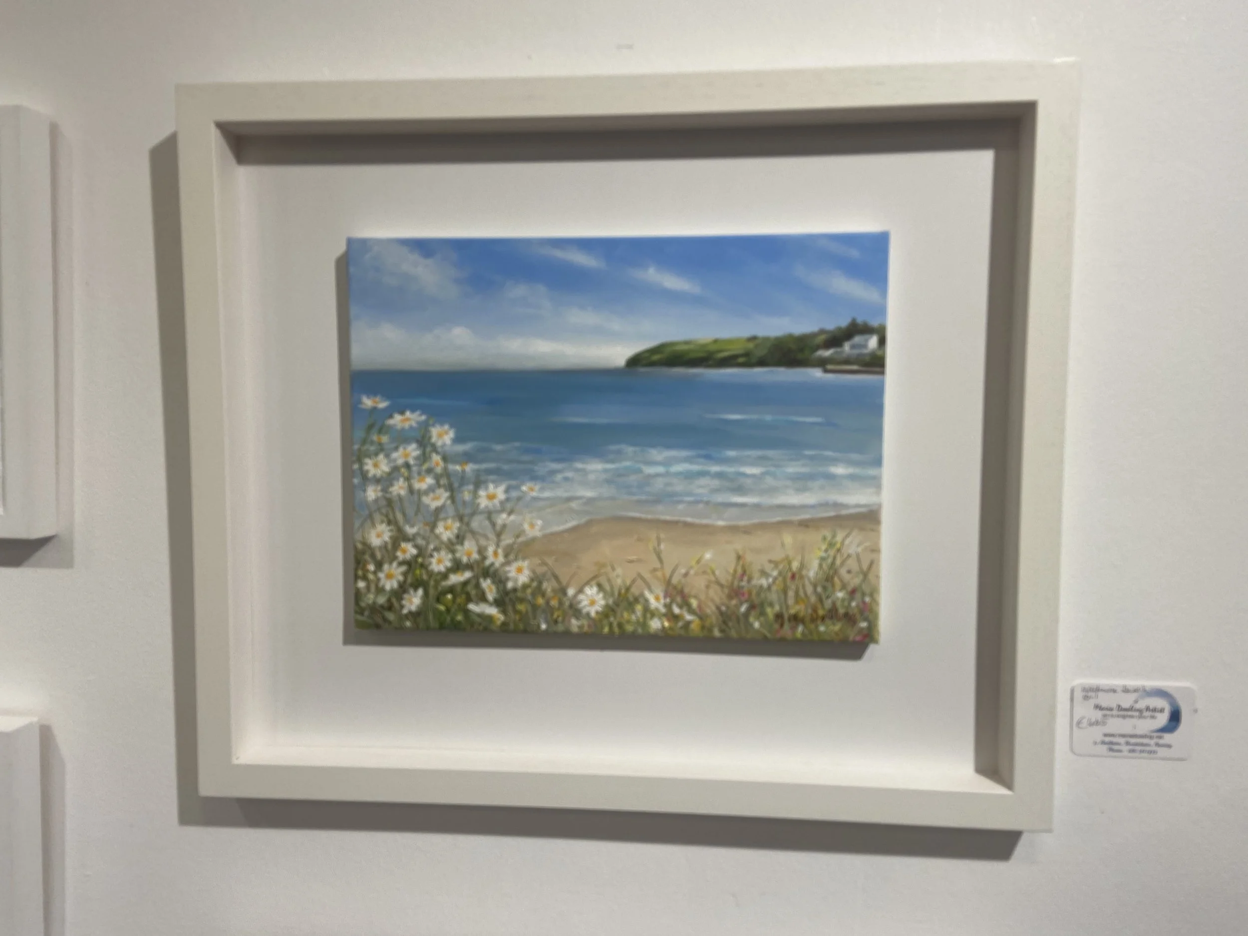 'Ardmore Beach', Oil on Canvas