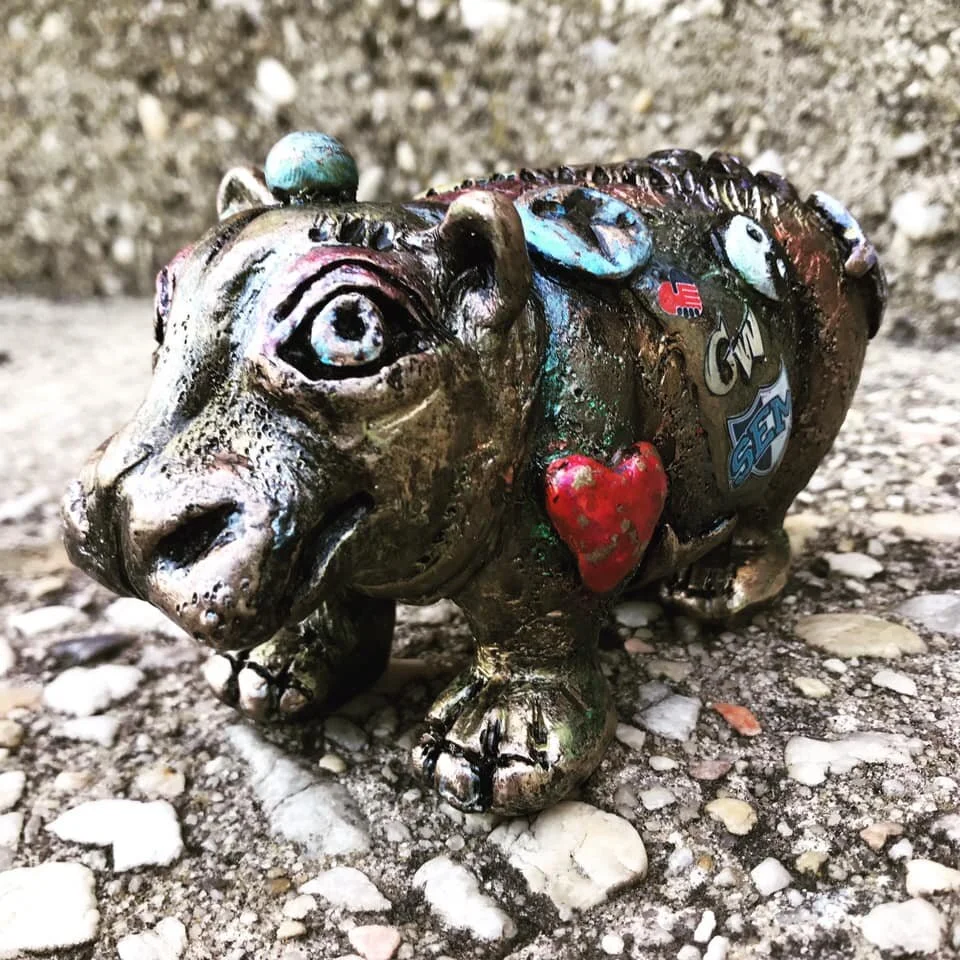Hippo Sculpture
