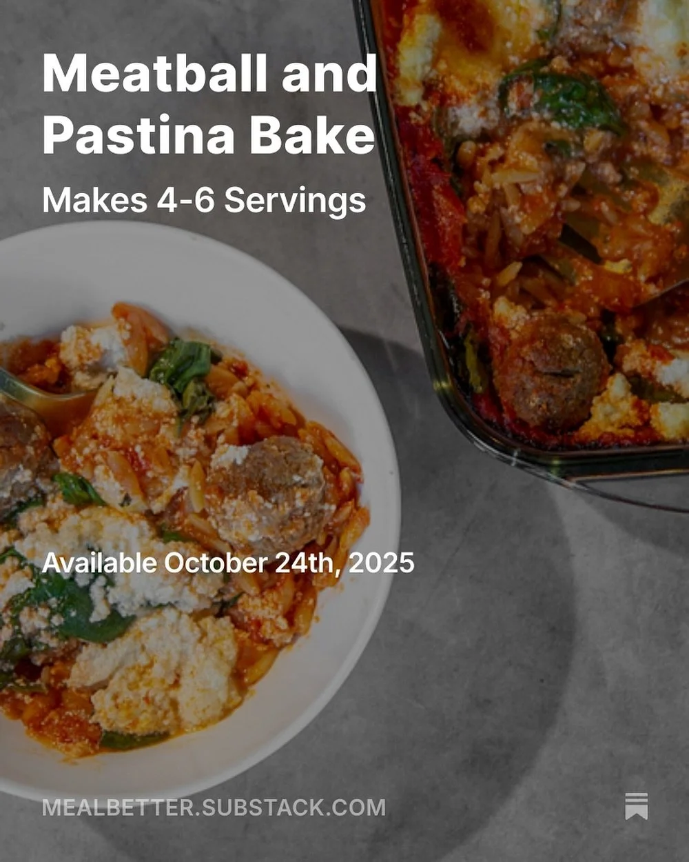 New recipe up on Substack!

Link in bio to subscribe:)