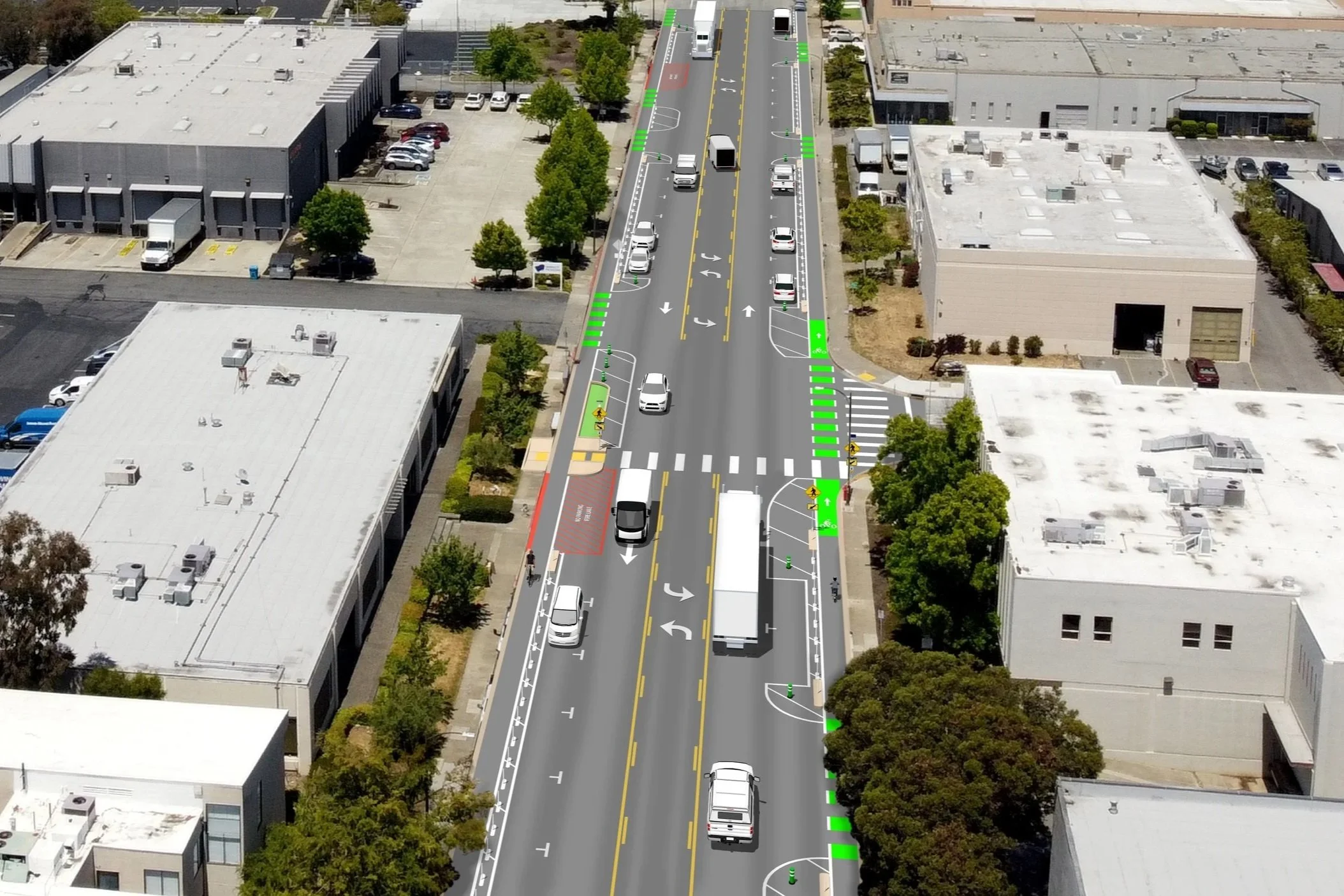 North Rollins Road Bicycle & Pedestrian Improvements | Burlingame, CA