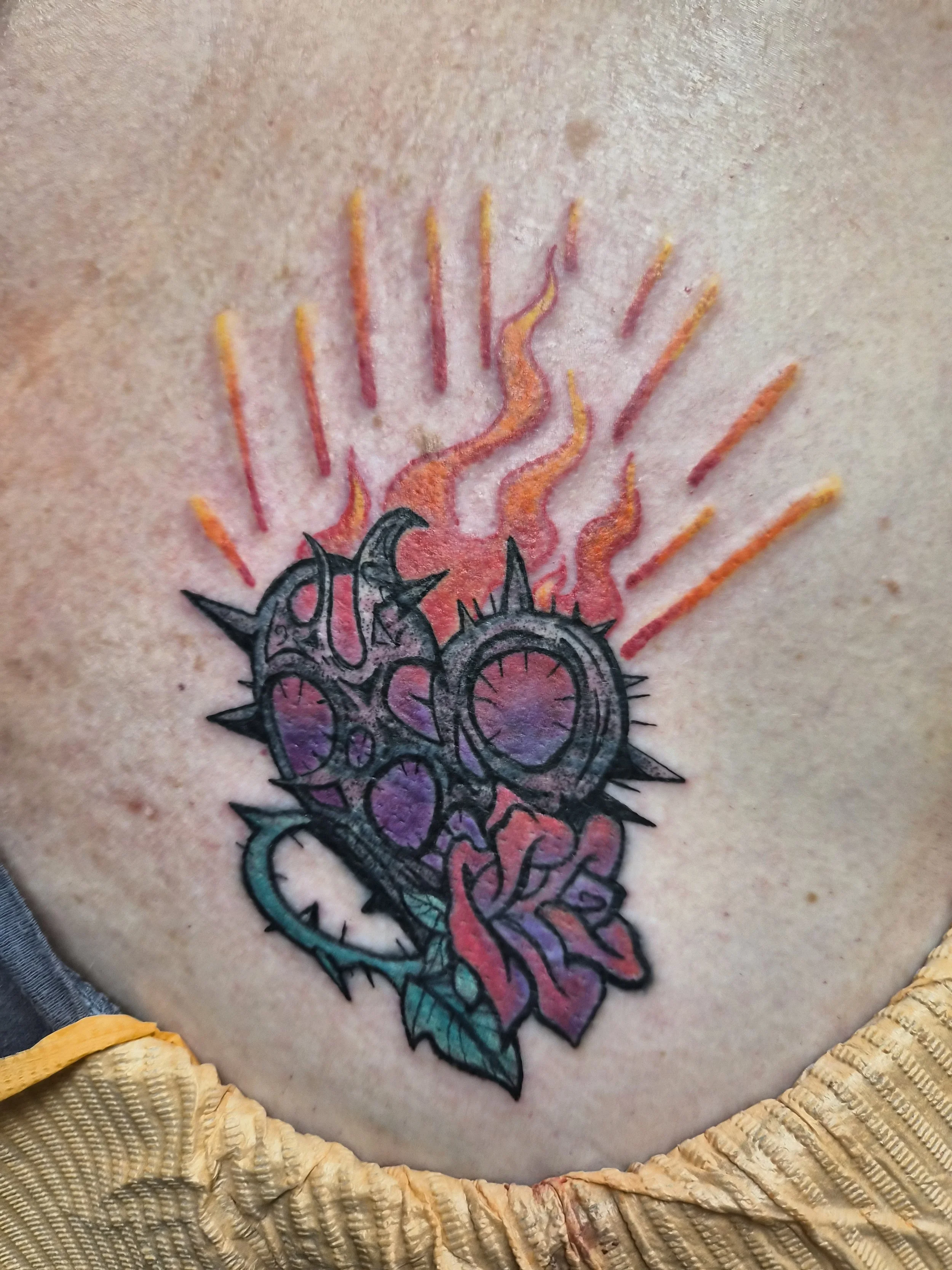 re-work of older tattoo (not done by K8)