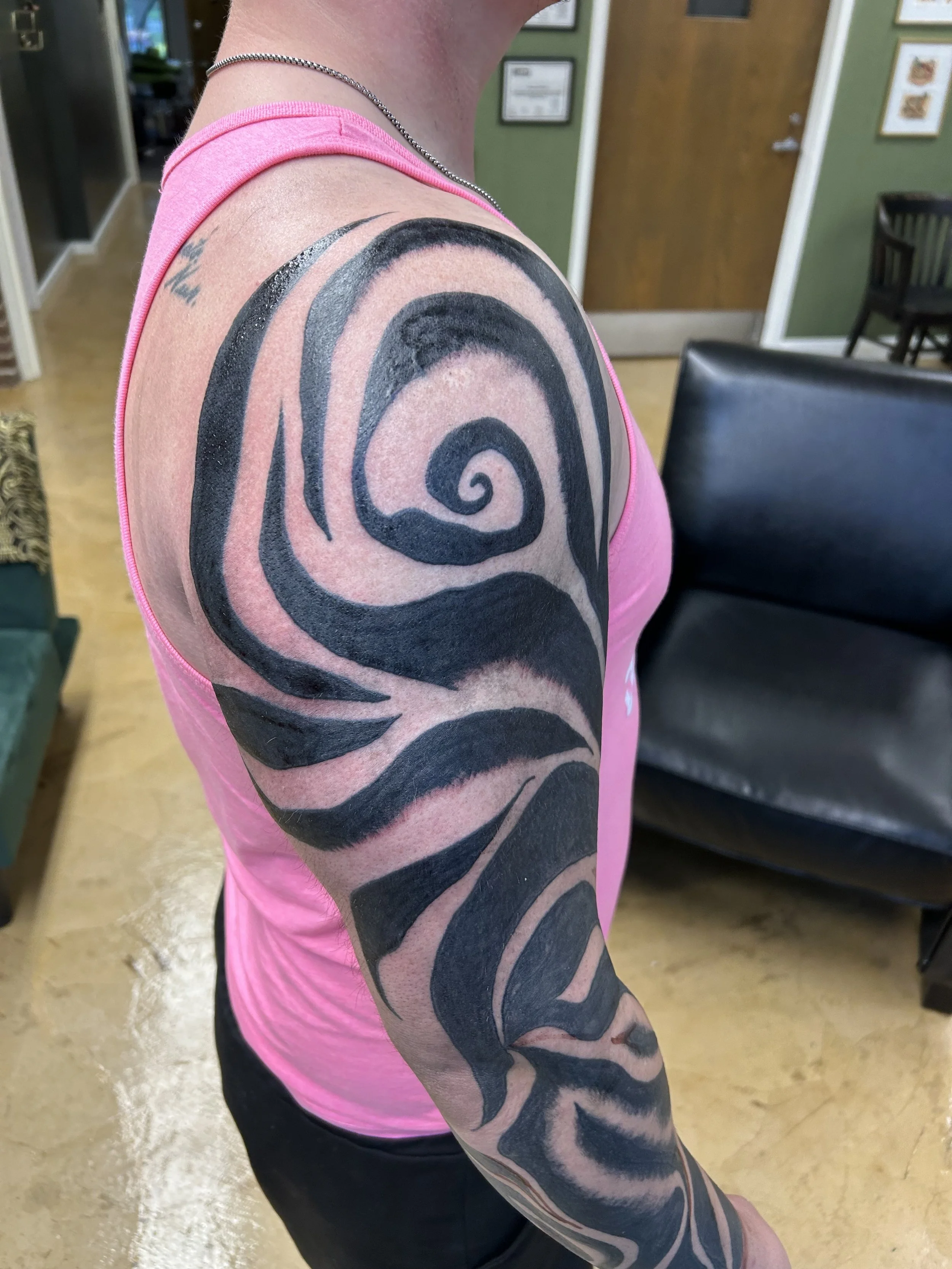 in progress abstract sleeve