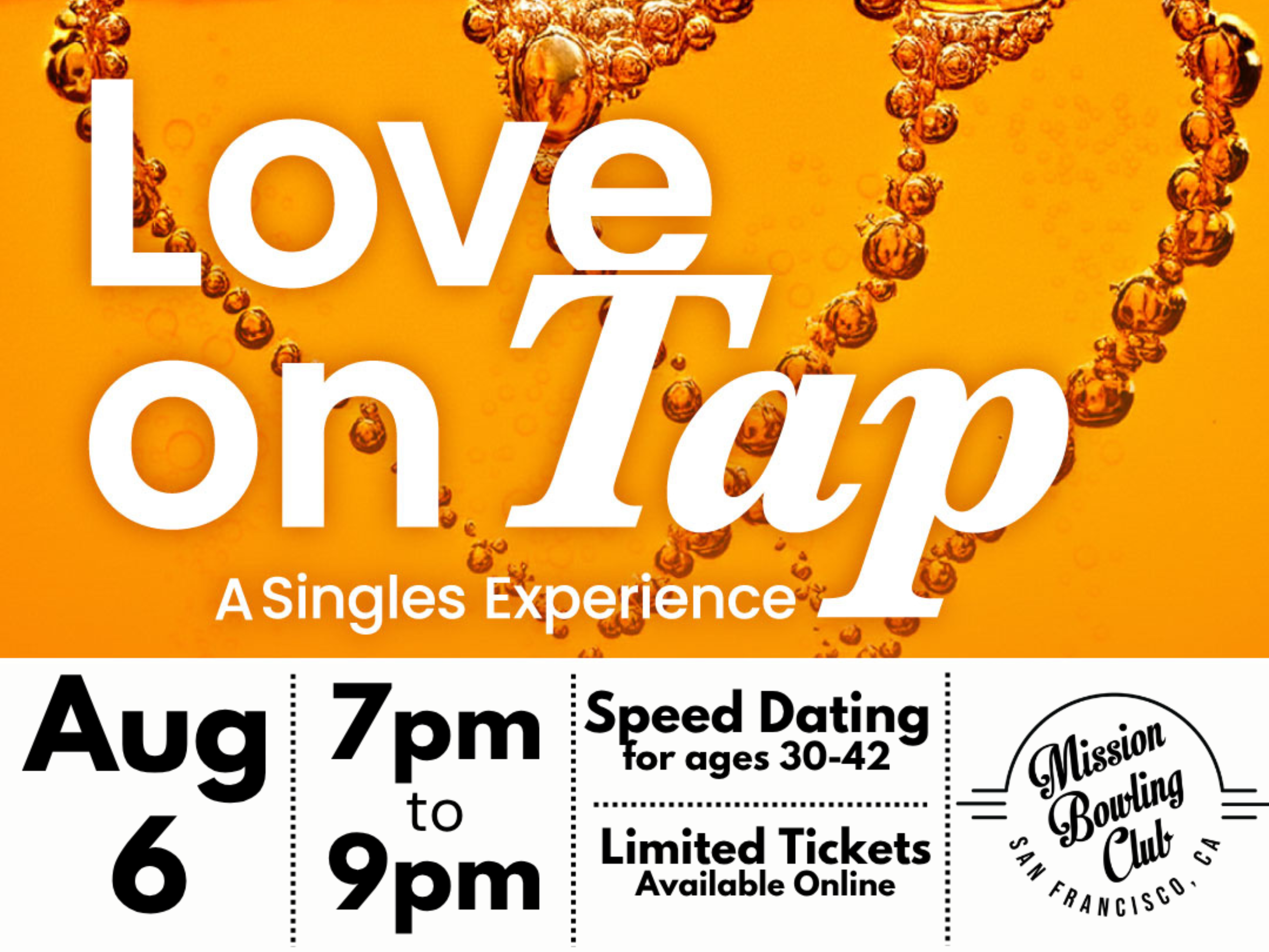 Speed Dating with Love on Tap