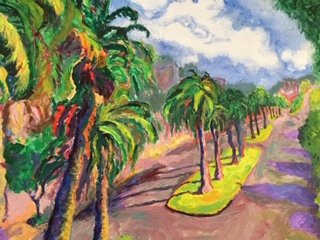 Row of Palms
Tom Lander
Acrylic on canvas, 24 x 30 x 1 inches