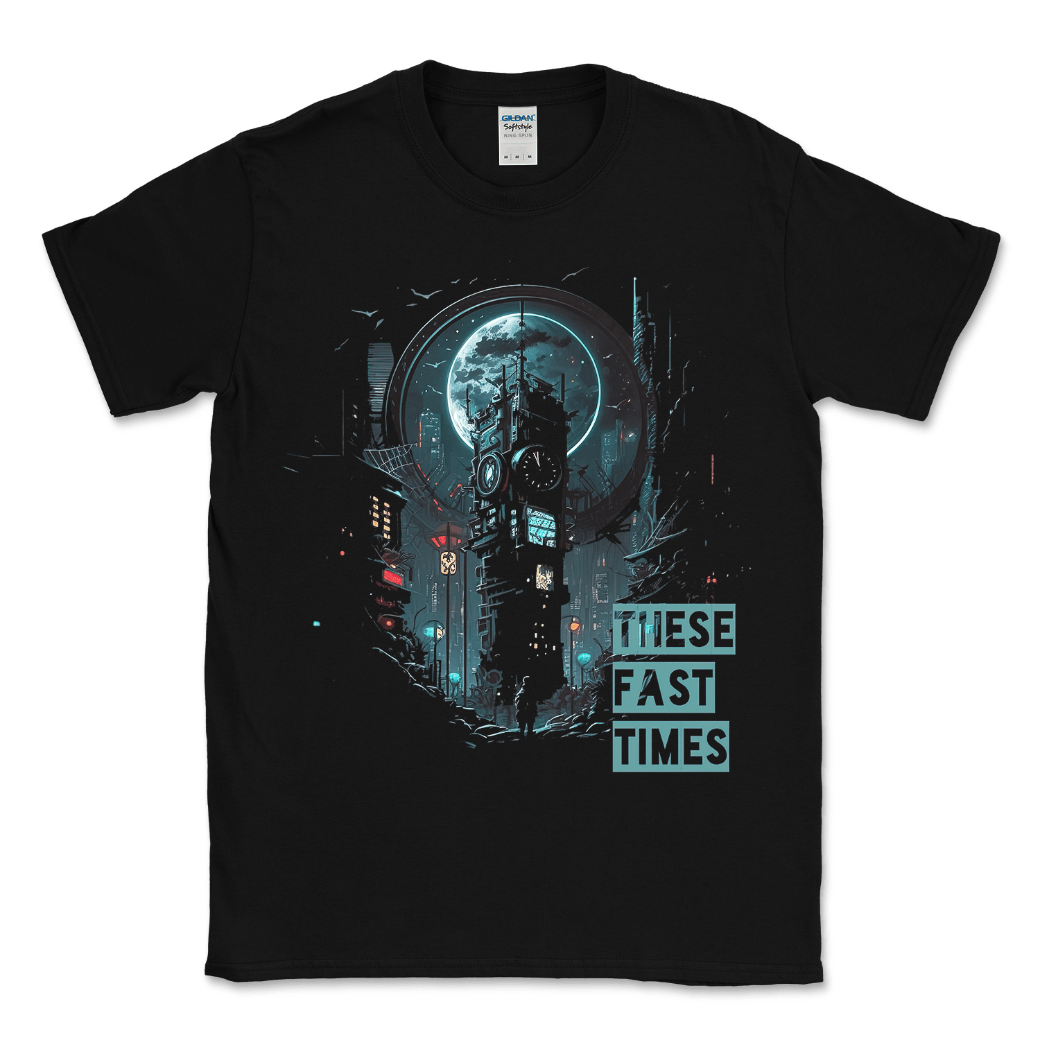 These Fast Times - Clock Tower Night T-Shirt