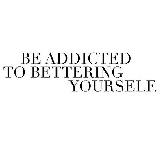There are such things as healthy addictions. It's all about setting small achievable goals to build momentum and create the good habits. Taking 10 minutes to stretch and tune in to your breath is sometimes all you need. Take 10 minutes for yourself t