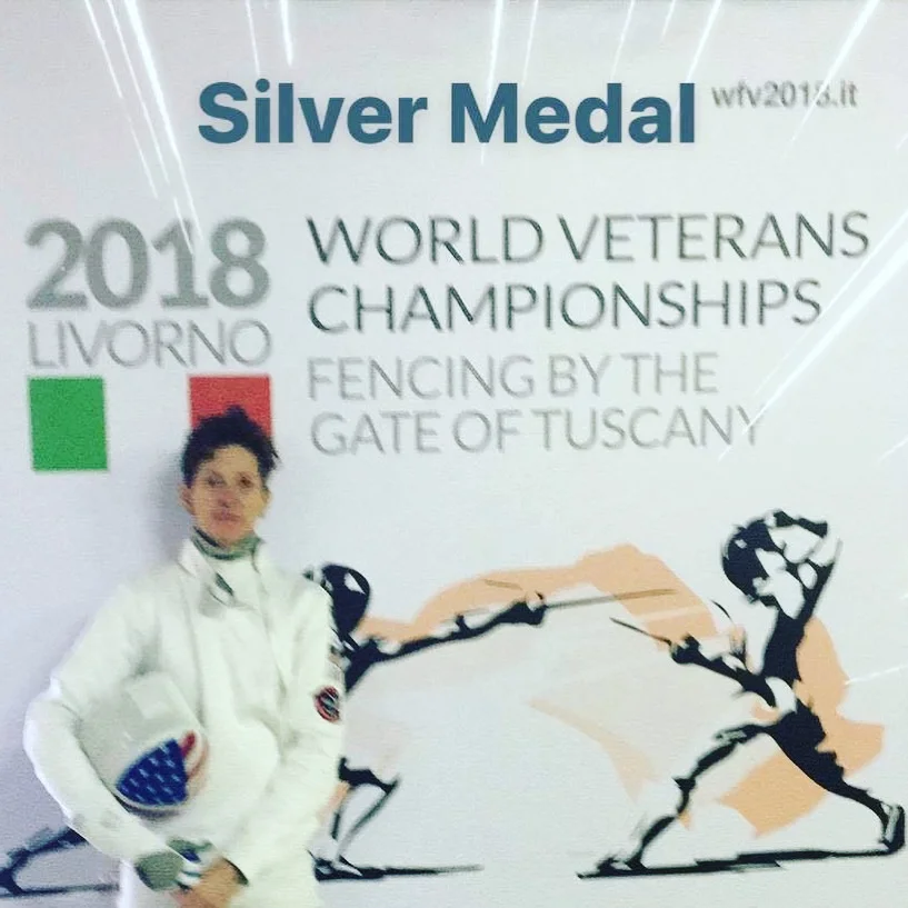  A Silver for Debut at Veterans World Fencing Championships?!