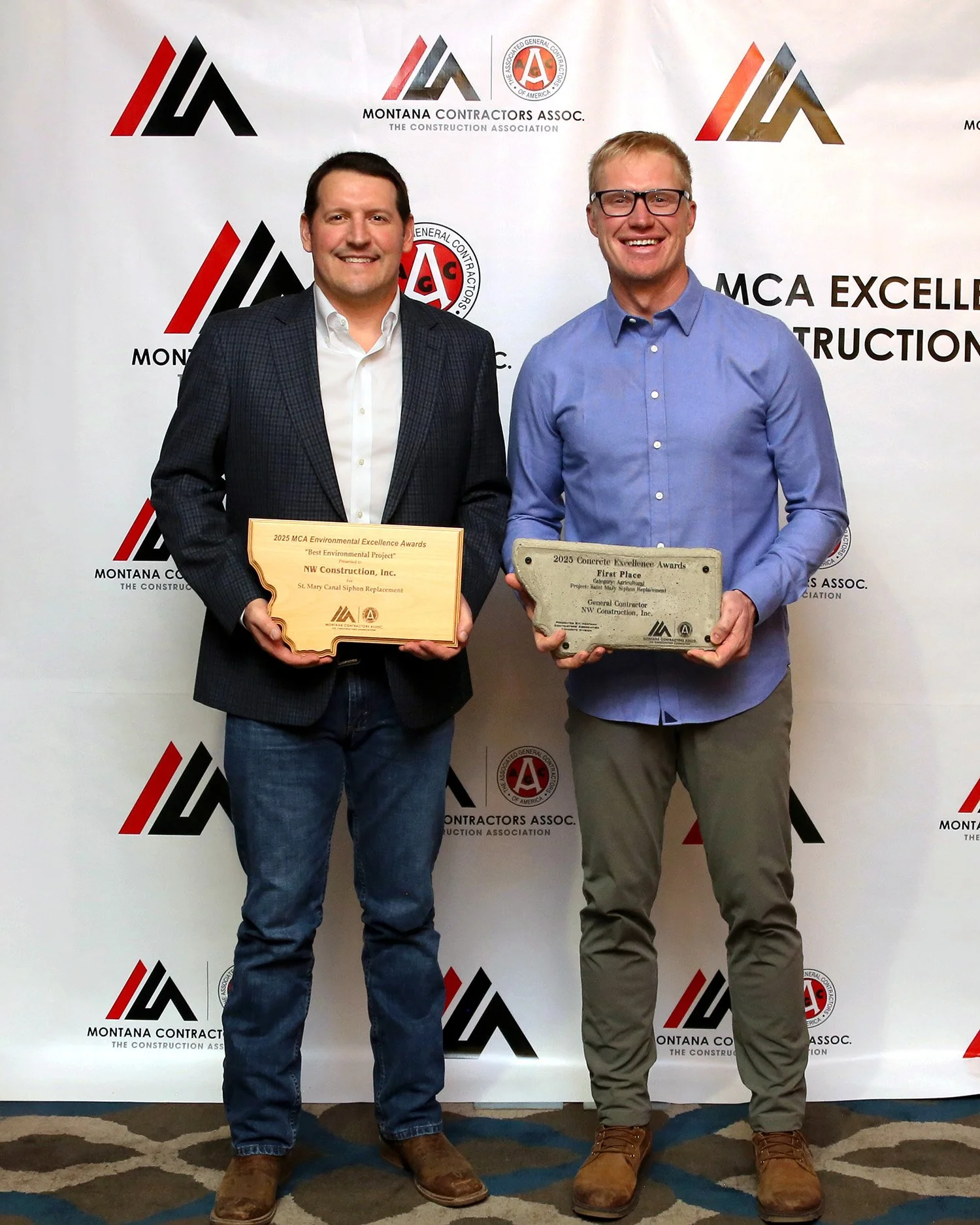 Exciting Win: NW Construction Takes Home 2025 MCA Concrete Excellence Award: Best Water - Sewer - Utilities Project