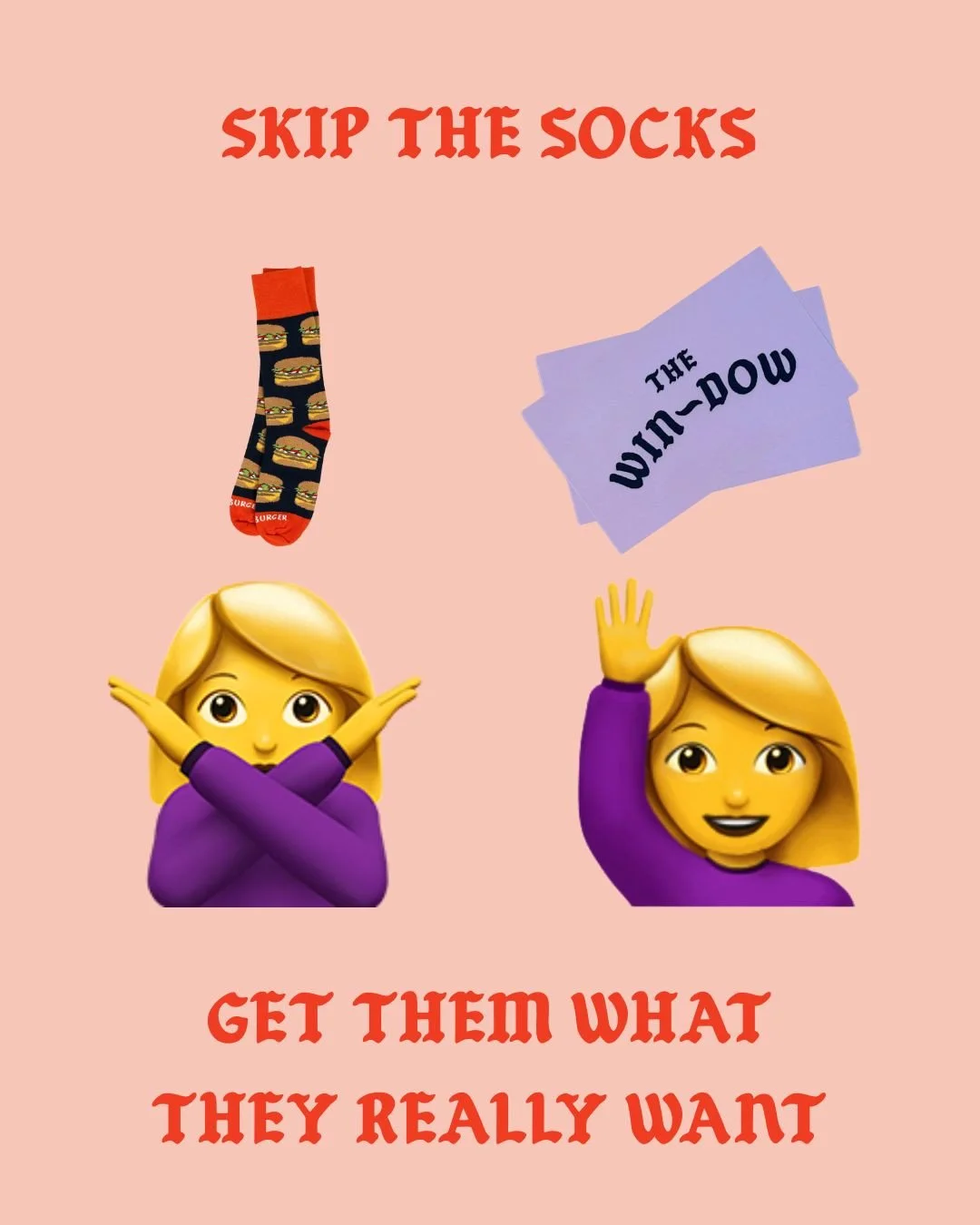 STRUGGLING TO FIND THE PERFECT GIFT ~ get them their favorite burger! Grab at gift card in person or online. ⁠
#thewindowLA #giftideas #giftcards #giving #smashburger