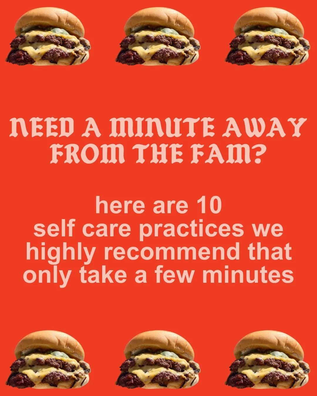 HOLIDAY SURVIVAL TIPS~ you've got this 😉 #thewindowla #holidayplans #smashburgers #burgersandbeer