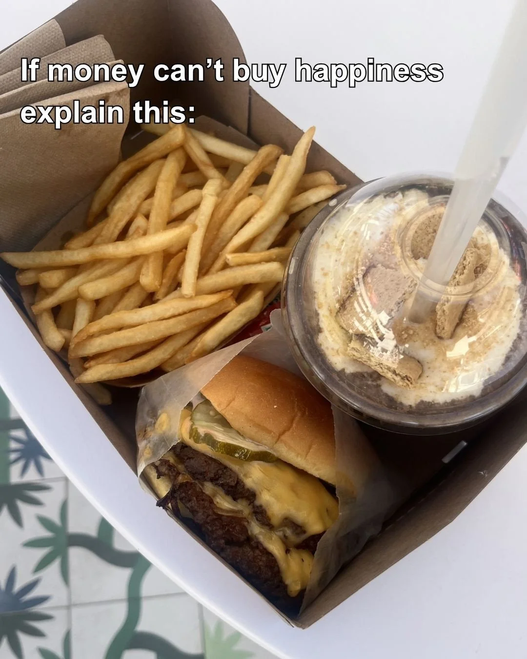 TAG YOURSELF~ we're the big ol' tower of whipped cream 🤤 #thewindowLA #milkshake #smashburger #burgersandfries