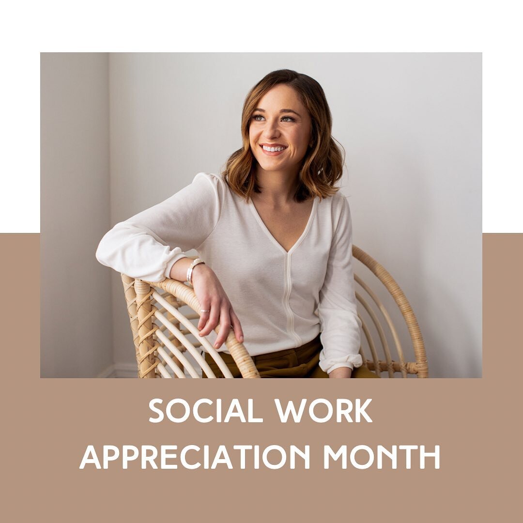 March is Social Work Appreciation Month! 

You all know that I&rsquo;m a therapist, but what you might not know is that technically I&rsquo;m a licensed clinical social worker (LCSW). 

If you&rsquo;ve ever looked for a therapist, you might have reco