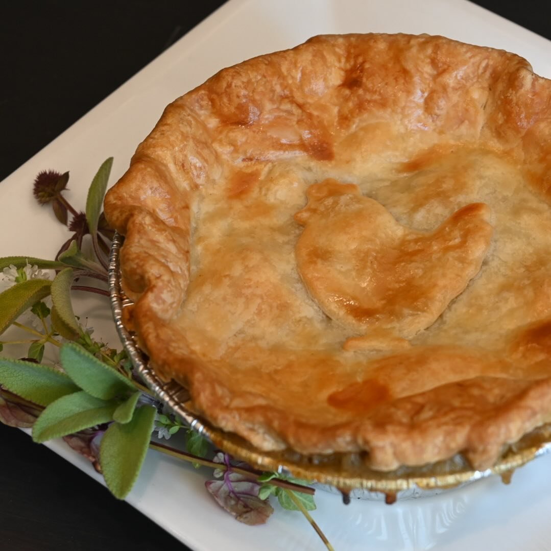 Take and bake chicken pot pies are back in stock! Call us if you&rsquo;d like to have one set aside. These never last long! We will also have a vegetarian and gluten free Mexican enchilada casserole and classic lasagna available later this week! 
#la