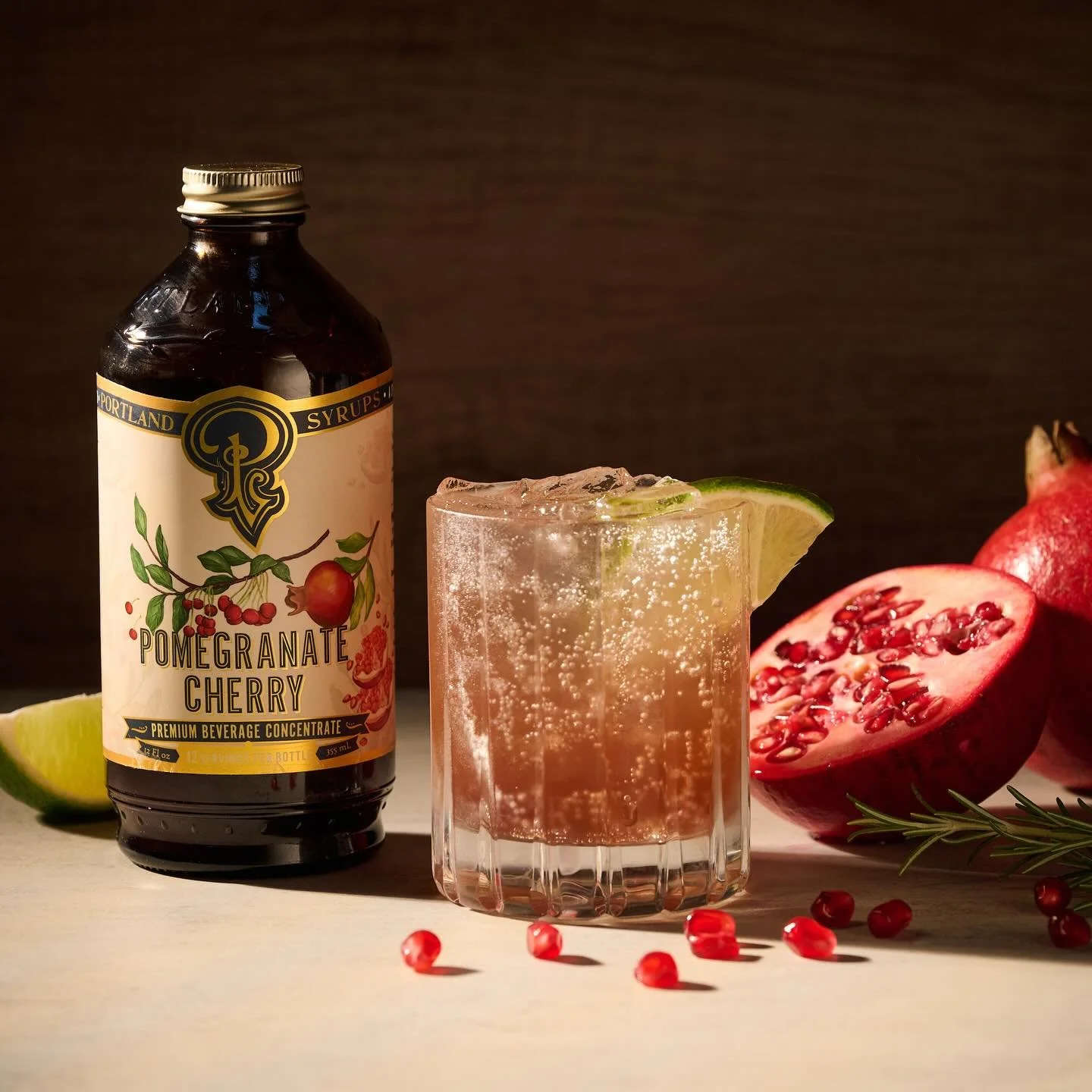 Next up in our Sipping with the Seasons series, the Pomegranate &amp; Cherry Fizz. This drink blends tart pomegranate and sweet cherry with a touch of lime for a bright, refreshing sip that feels right at home around the holiday table.

Pomegranate &