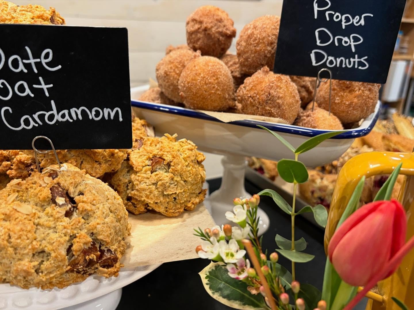 Don&rsquo;t miss out on your last day for Langley Kitchen baked goods before the New Year!  We have drop donuts, a variety of scones and cranberry orange cinnamon rolls are in the oven. See you soon?
#langleykitchen