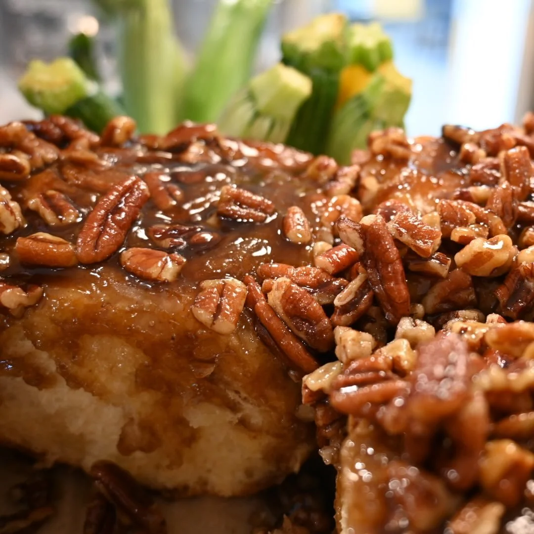 Pecan sticky buns are back!  Come in after 10:30 this morning to get yours!
#langleykitchenstickybuns