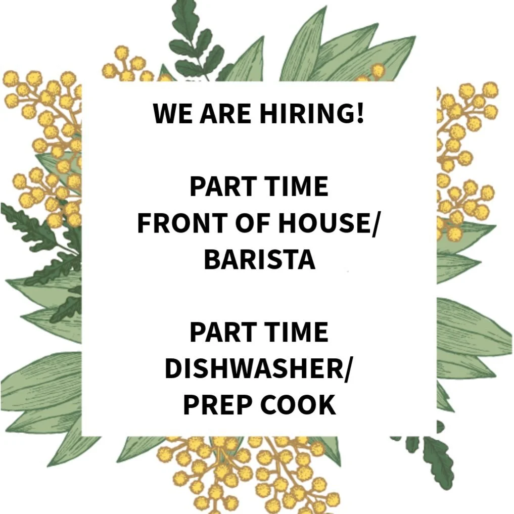 Come join our team! We are hiring for a part time barista/front of house position and a part time dishwasher/prep cook. Some restaurant/kitchen experience preferred. Email us at hello@langleykitchen.com for more information or stop by to pick up an a