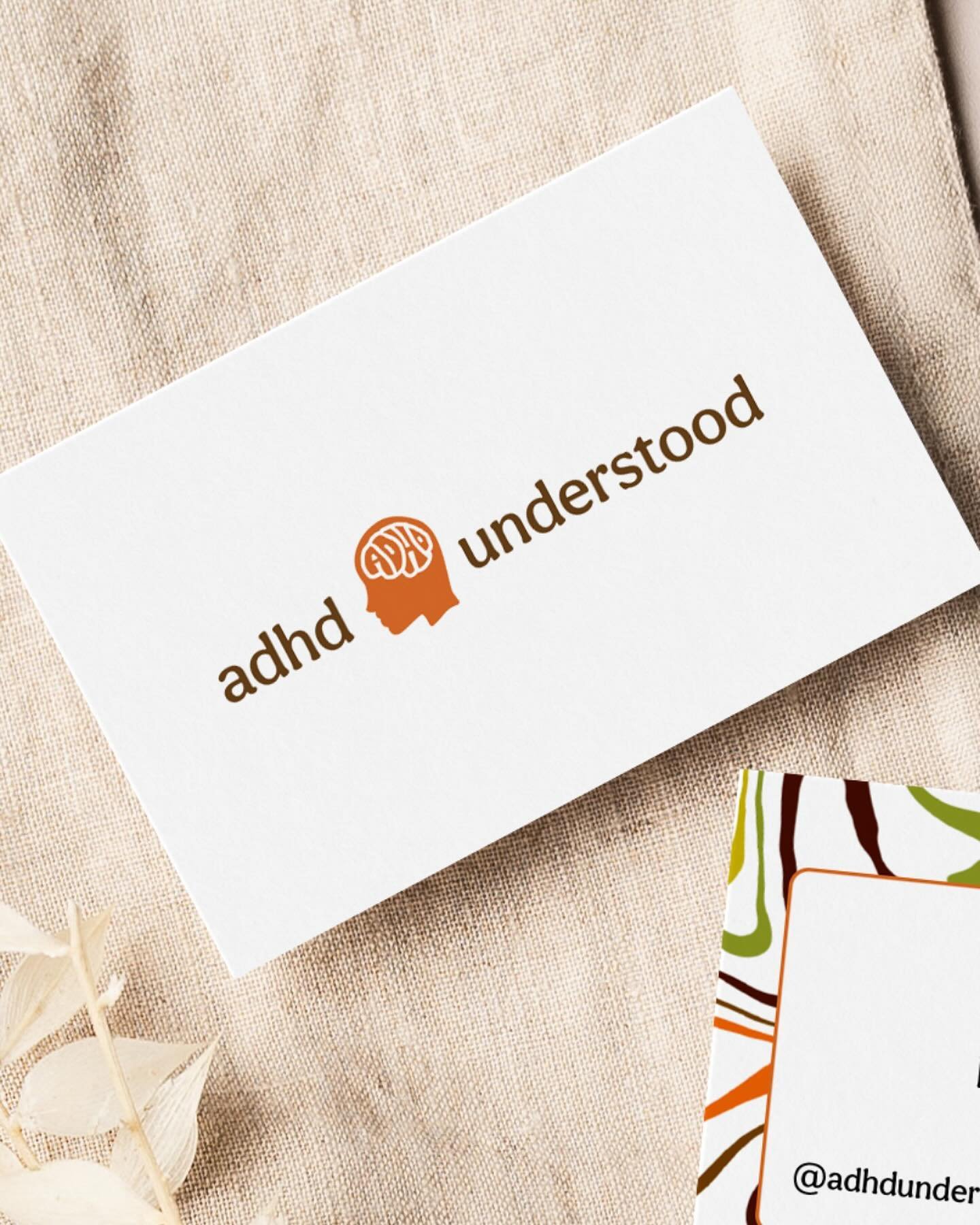 Here&rsquo;s a brand identity I did a while back for @adhd_understood, a group of professionals dedicated to &ldquo;helping kids and families navigate the neurotypical world with an ADHD brain&rdquo;. 

We wanted it to feel fun and young and somethin