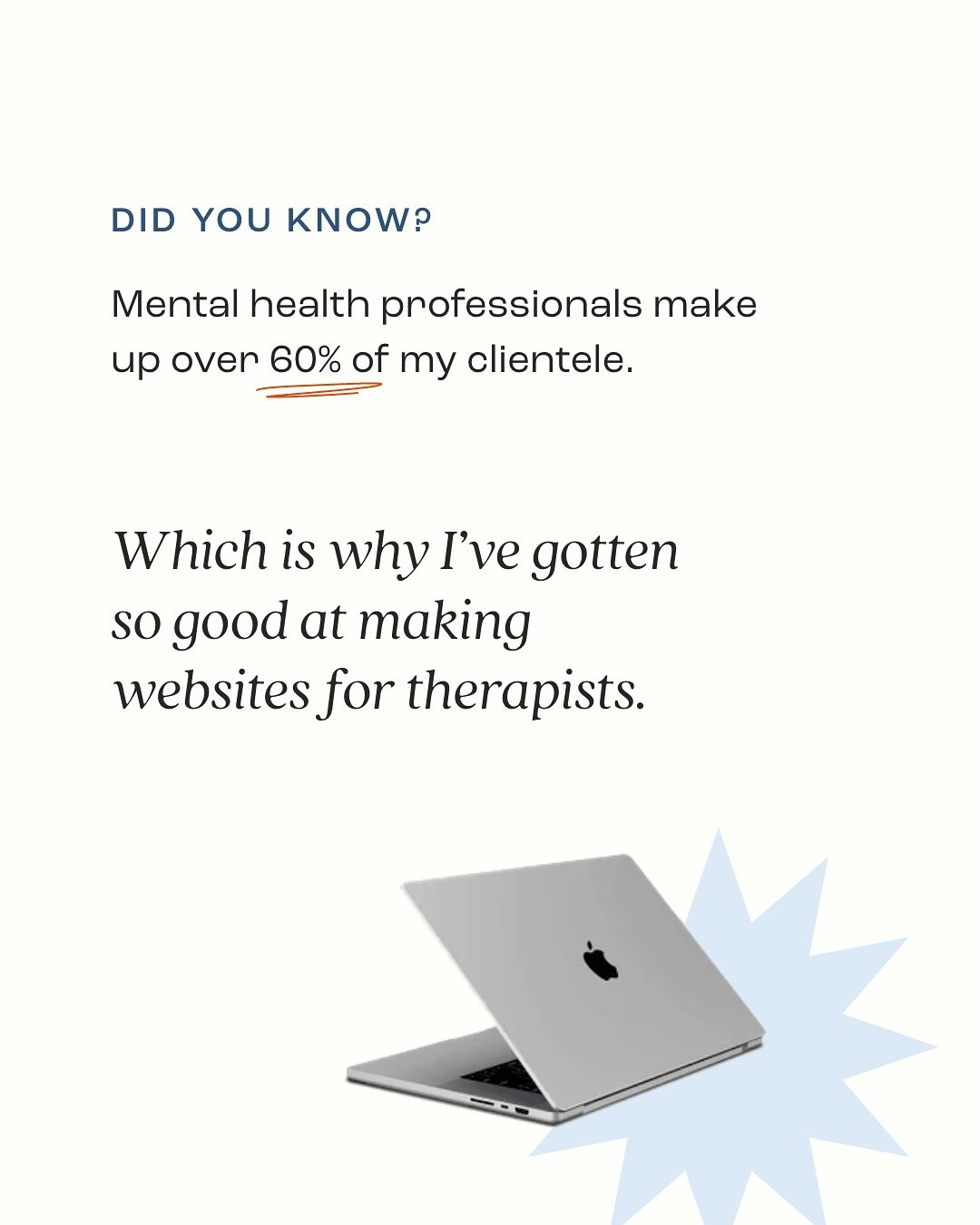 Because your website isn&rsquo;t just a digital business card, it&rsquo;s an extension of your practice. 

The right site builds a trusting relationship before a client even reaches out. 

The right site is one that you can *actually use* to run your
