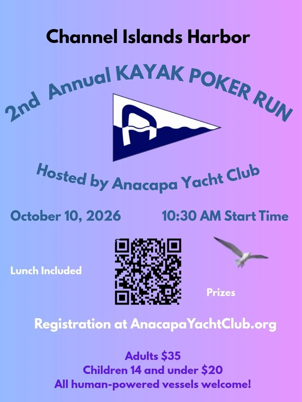 AYC Kayak Poker Run Adult Pass