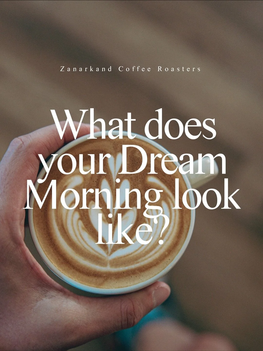 Close your eyes and imagine a slow morning.

What do you see? I usually imagine a cool fall morning, a coffee, no distractions and a completely open day that stretches for hours. The type of day you get to sort of let unfold with the need for only a 