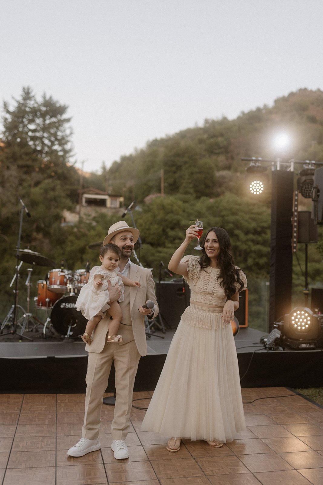 Love Renewed: A Mountain Vow Renewal and Baptism at Casale Panayiotis Hotel, Cyprus