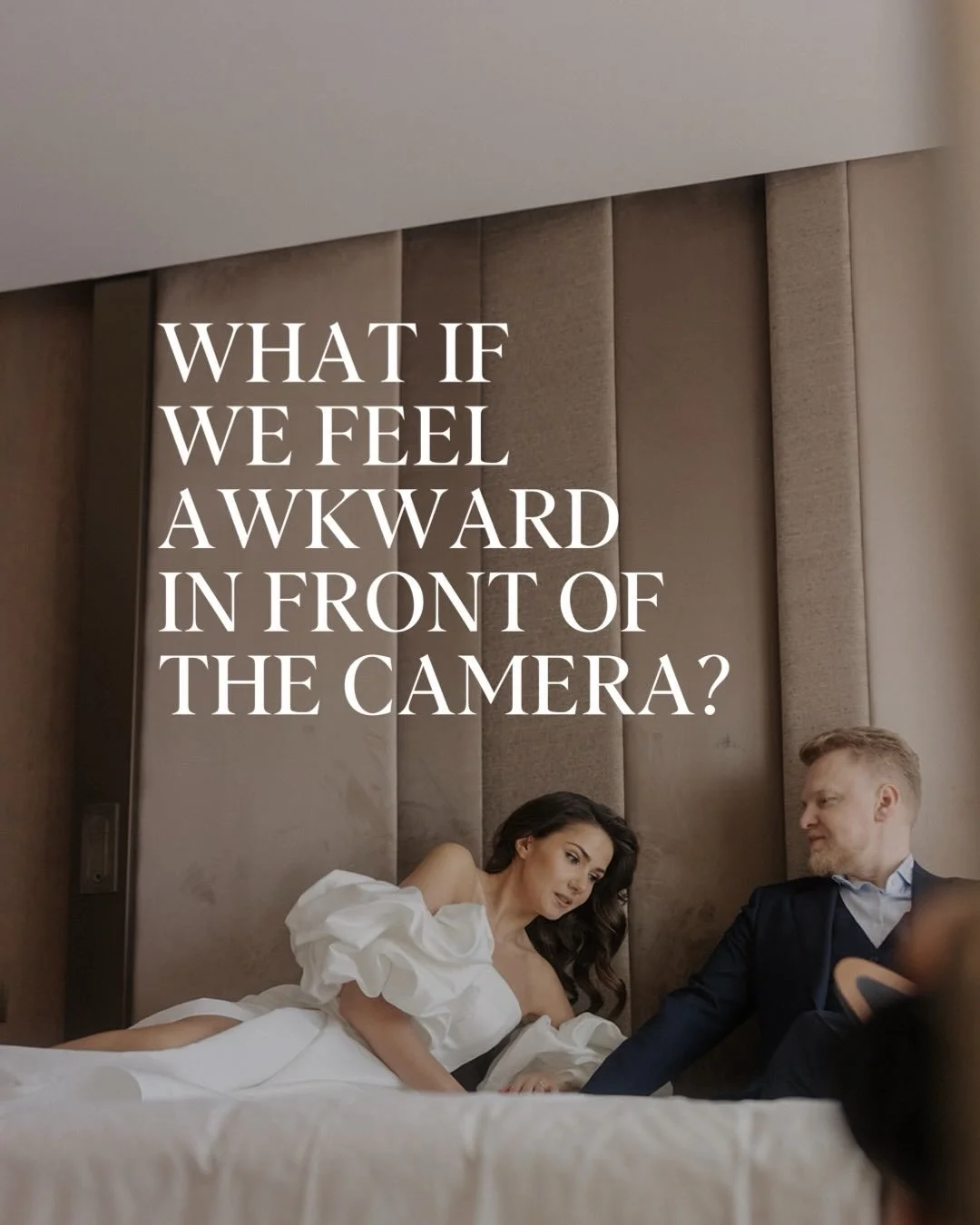 Most couples tell me they&rsquo;re not natural in front of the camera. 📷 

That they&rsquo;ll probably feel strange. Stiff. Too aware.

But that&rsquo;s never the part that stays.

What stays is the way you reach for each other.
The way you react.
T
