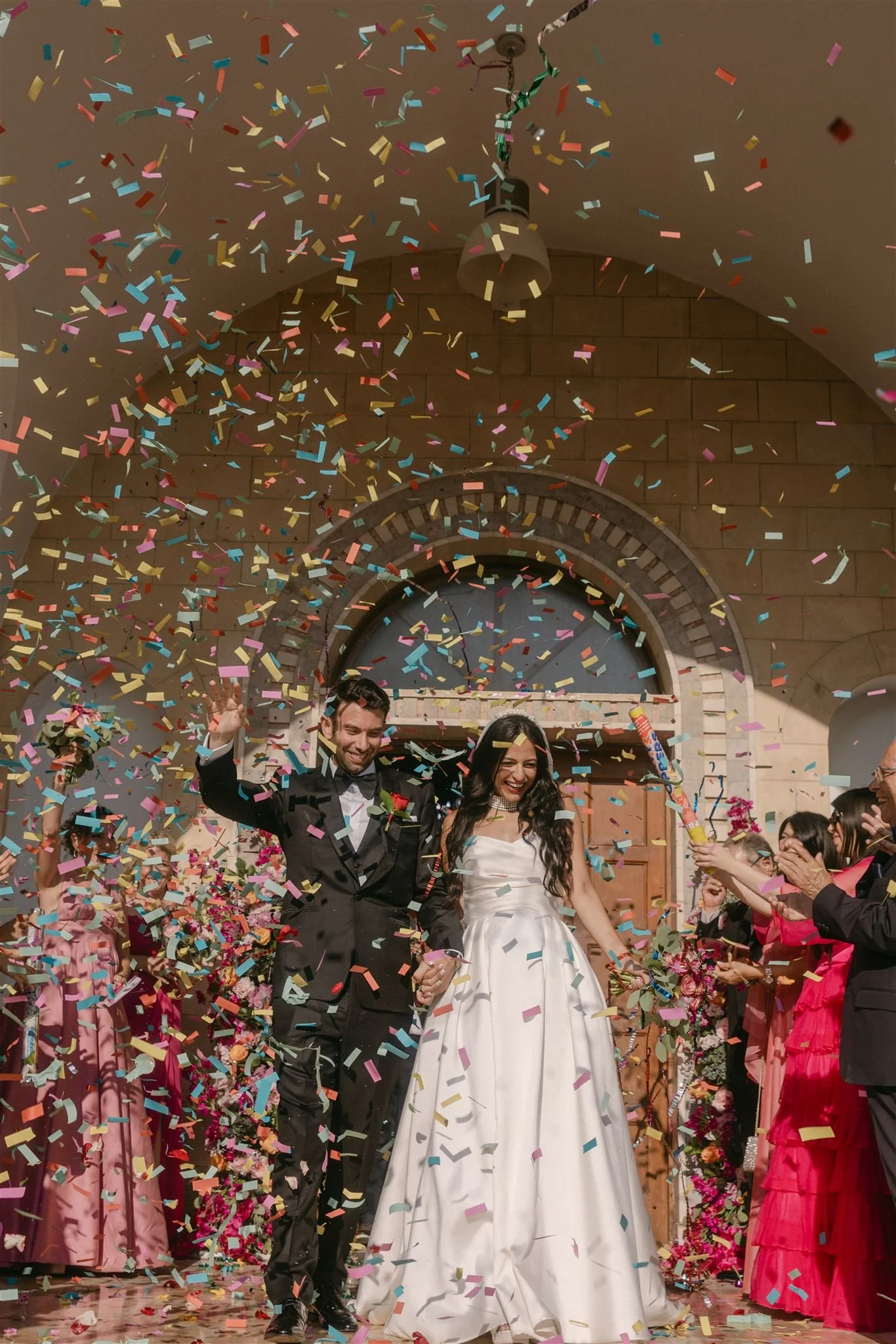 A Fuchsia Seaside Wedding at Amathus Beach Hotel, Cyprus