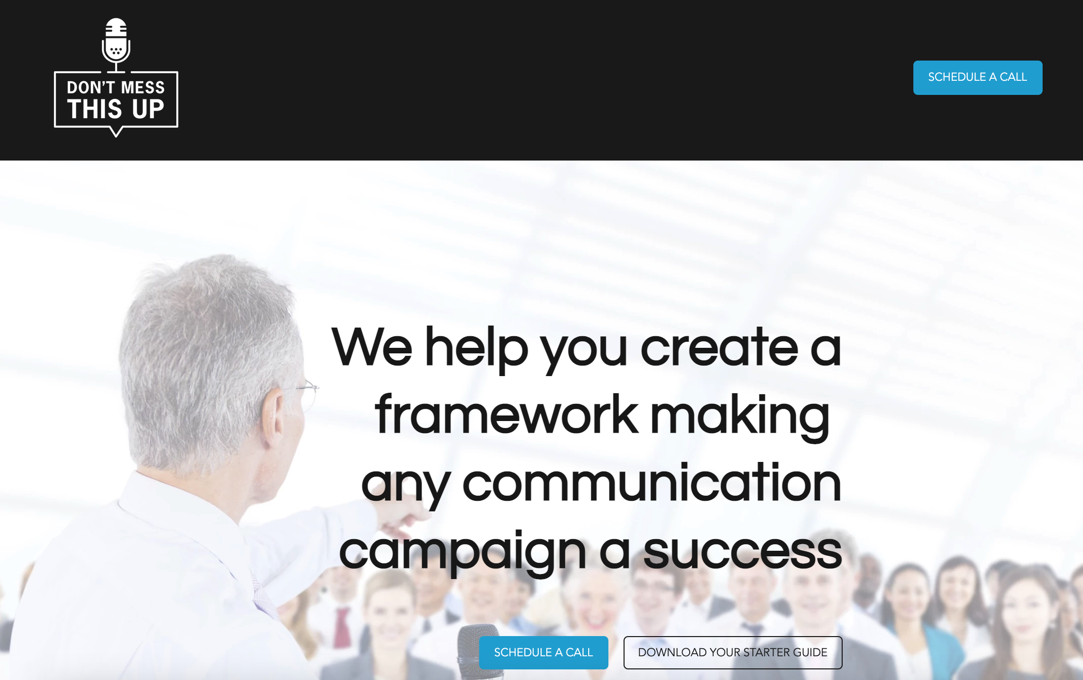 Don't Mess This Up - Corporate Communication