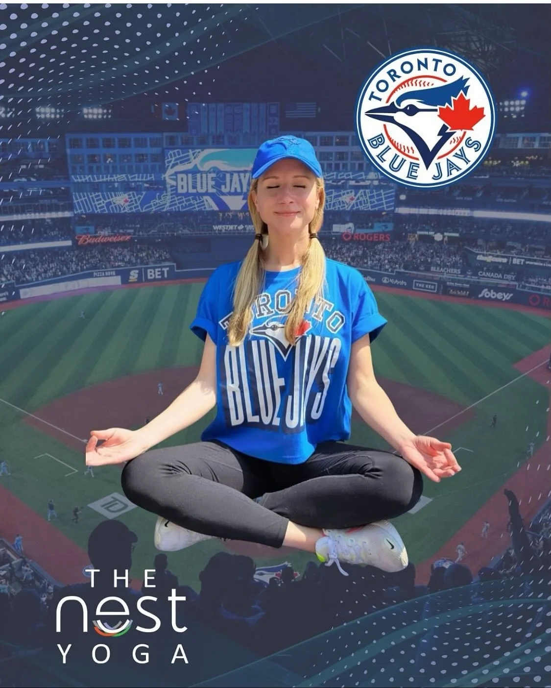 Go jays go! Who’s been following the blue jays? 💙 Come in studios and stock up on team colours!