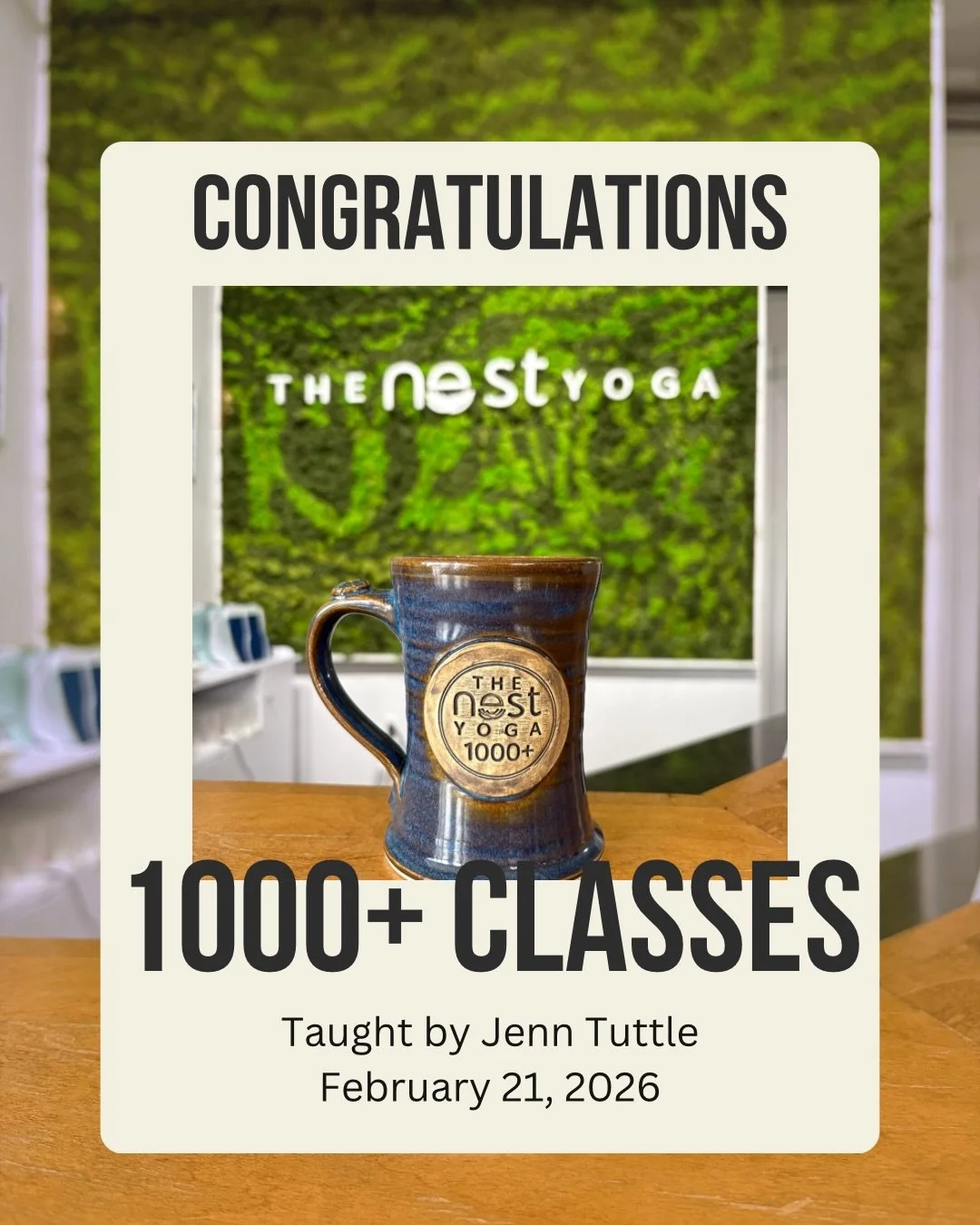 STOP THE PRESSES 🗞️🖤 BREAKING NEWS:
A small group of members have quietly shown up and rolled out their mats OVER 1000 TIMES. 

To mark the moment, we hosted a 1000+ Milestone Class with a surprise guest teacher&hellip; the woman, the wonder, the O