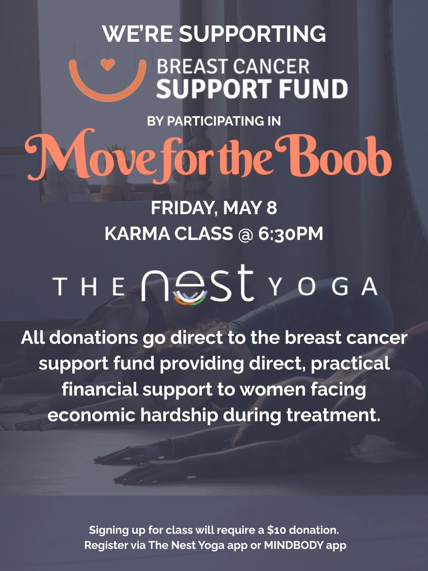 We believe movement can be a powerful act of care 💜

That&rsquo;s why we&rsquo;re participating in Move for the Boob, a national initiative supporting women facing breast cancer through direct, practical assistance during treatment.

Join us for a s