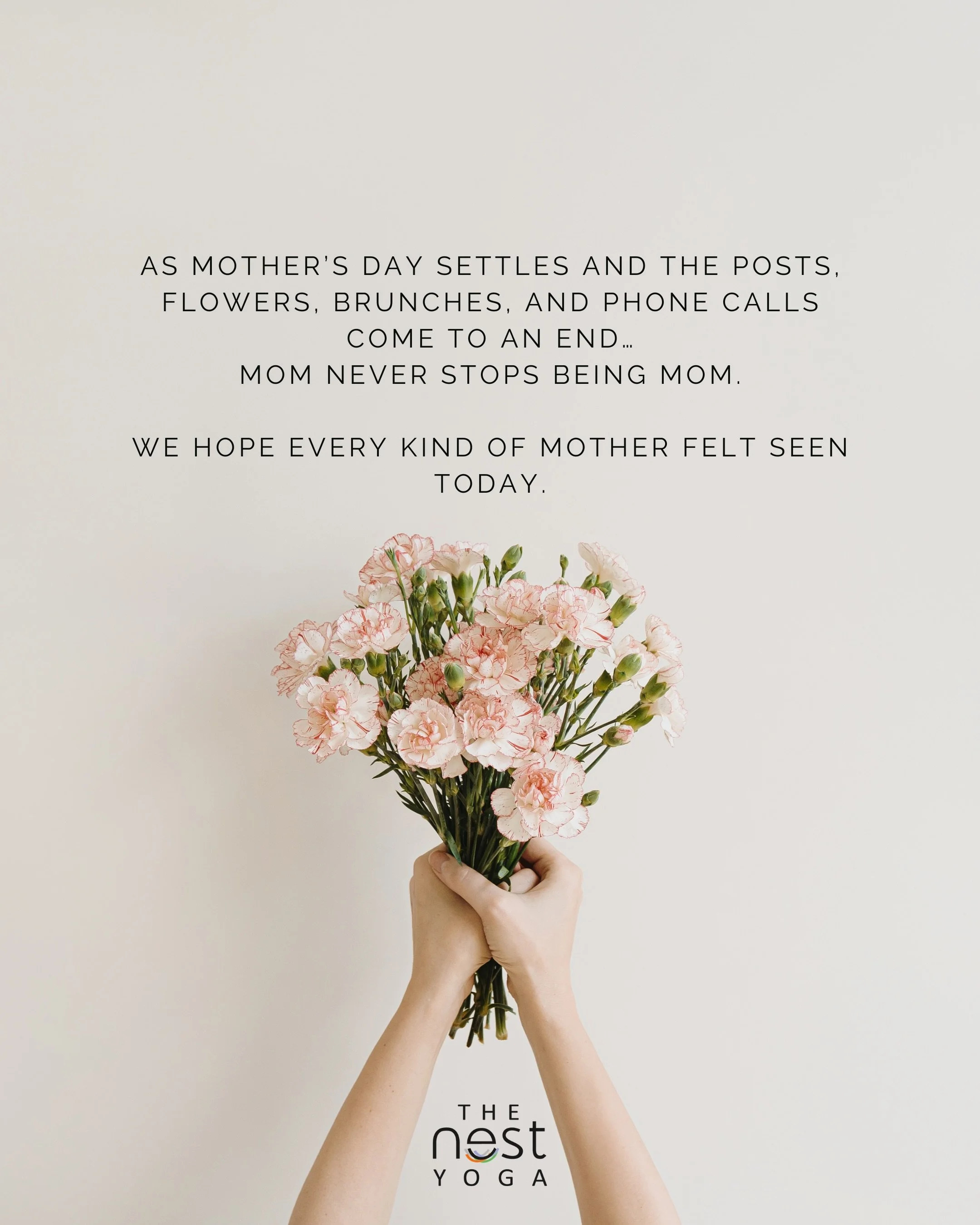 To all the mothers in our community; our teachers, students, staff, clients, dog moms, bonus moms, grandmothers, and the women who mother everyone around them: Happy Mother&rsquo;s Day. 🤍

We see the way you show up for others while still trying to 