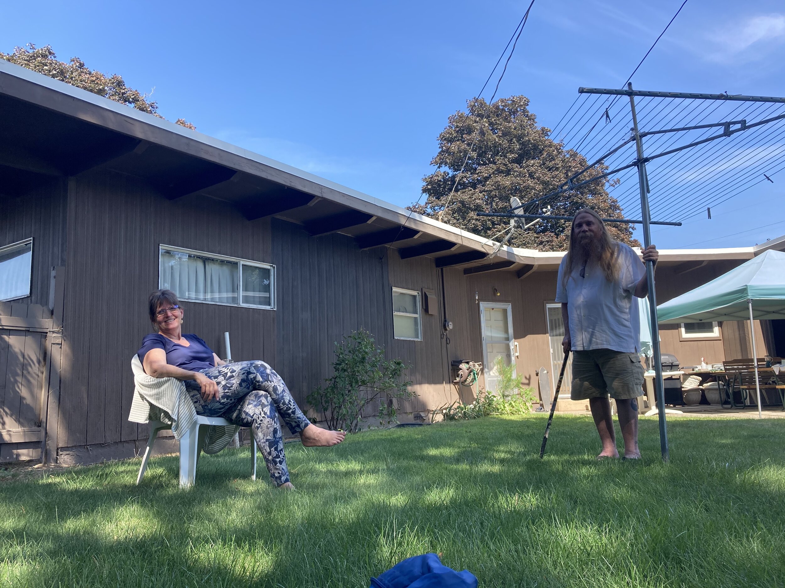 Momma and Uncle Bill in Boise. 