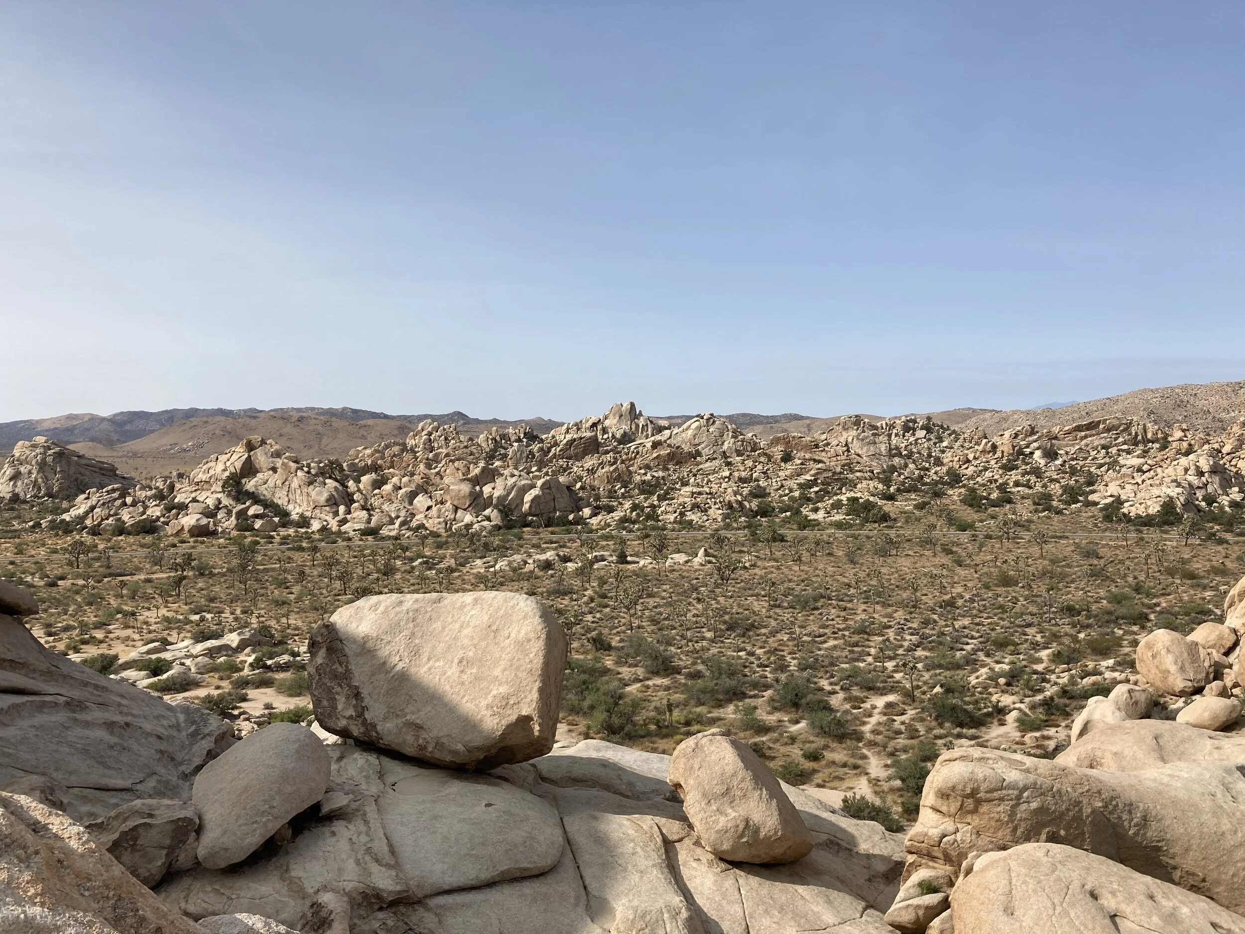 Hidden Valley in Joshua Tree National Park in September 