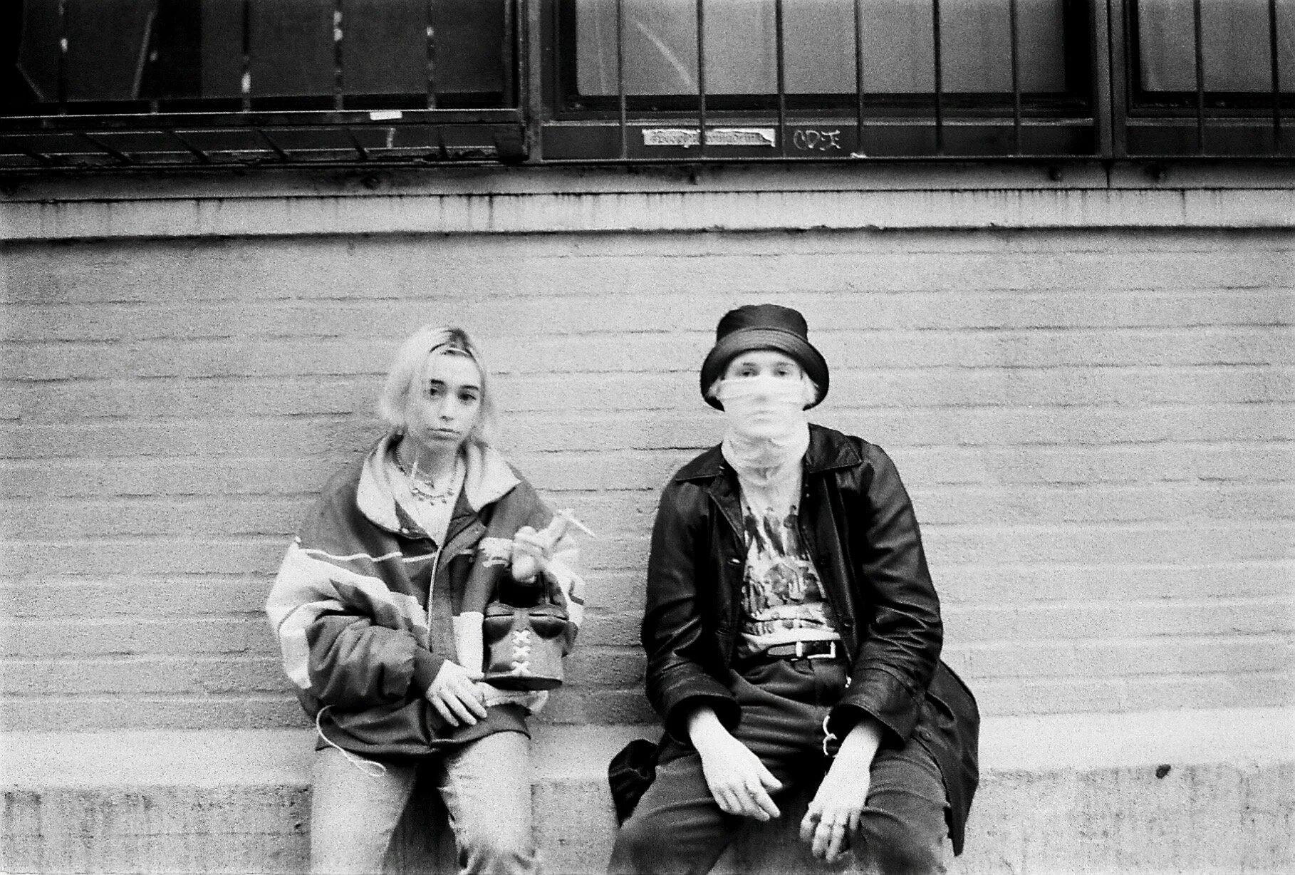 Spontaneous portraits off Bogart Street in Brooklyn.