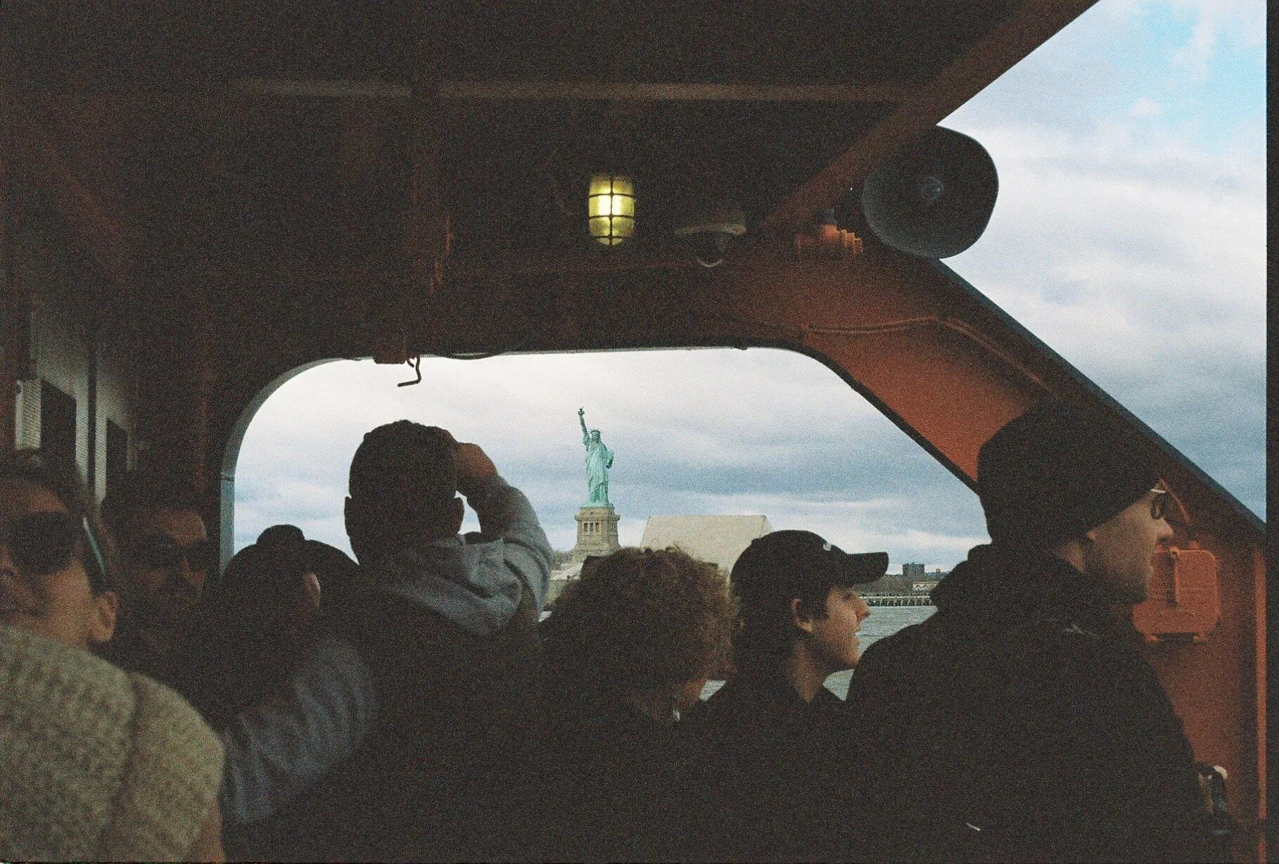 The Statue of Liberty from the Staten Island Ferry.